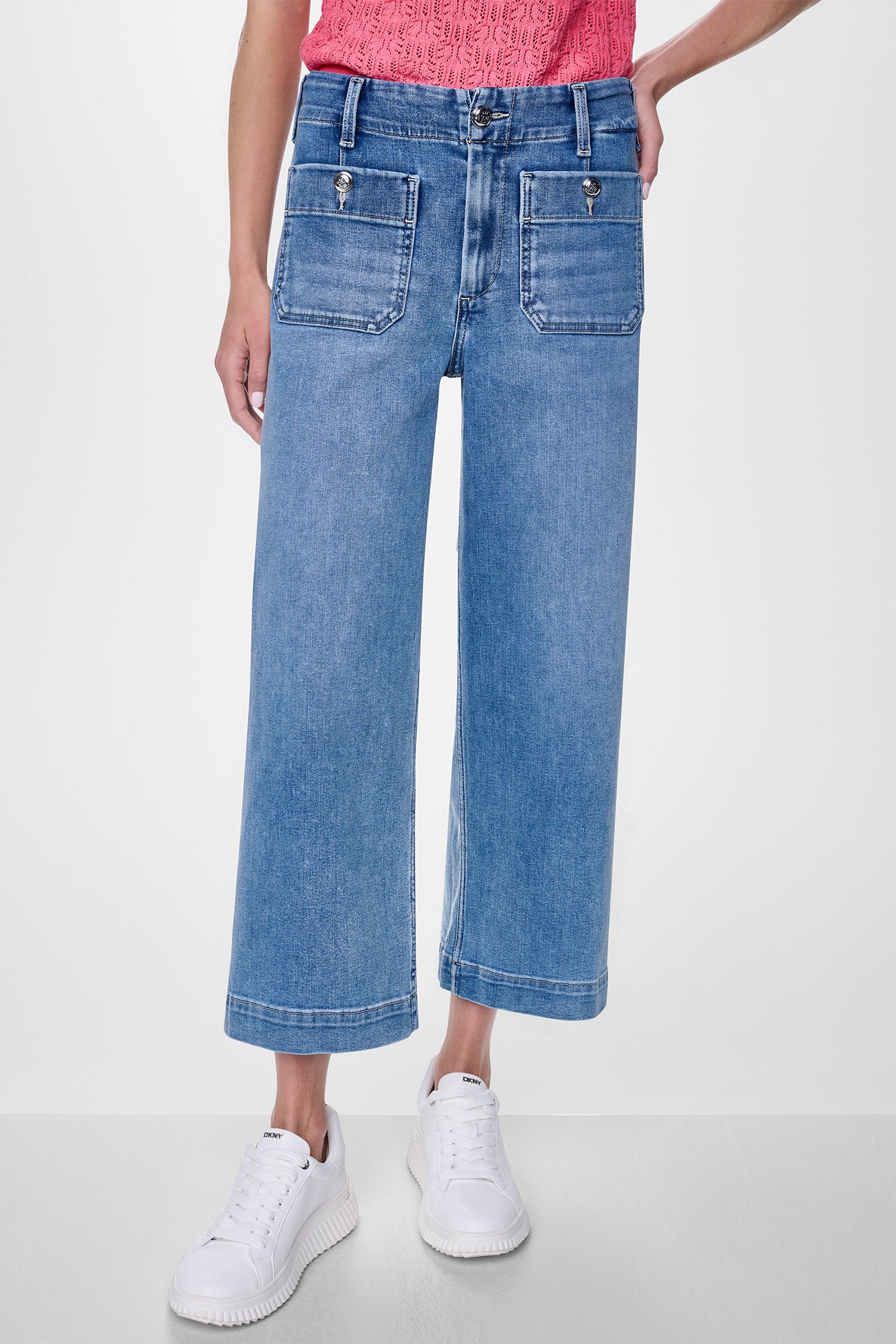 Baxter HIGH RISE WIDE LEG WITH PATCH POCKETS, VIEW 2 | MUST-HAVES