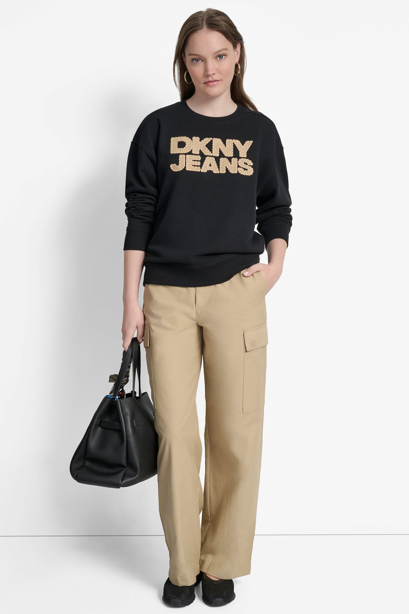BASKETWEAVE LOGO SWEATSHIRT VIEW 6