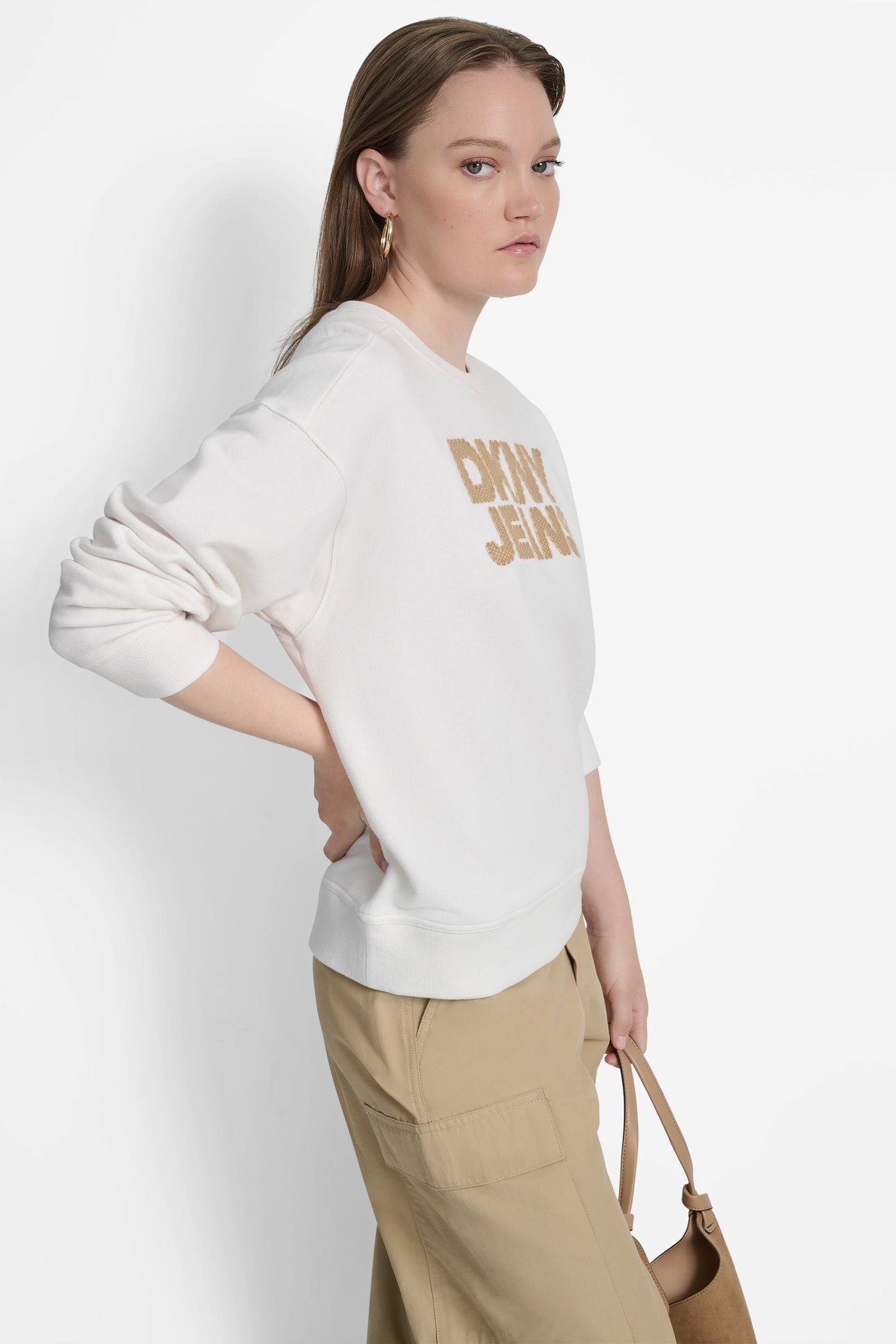 BASKETWEAVE LOGO SWEATSHIRT VIEW 3 | All Products