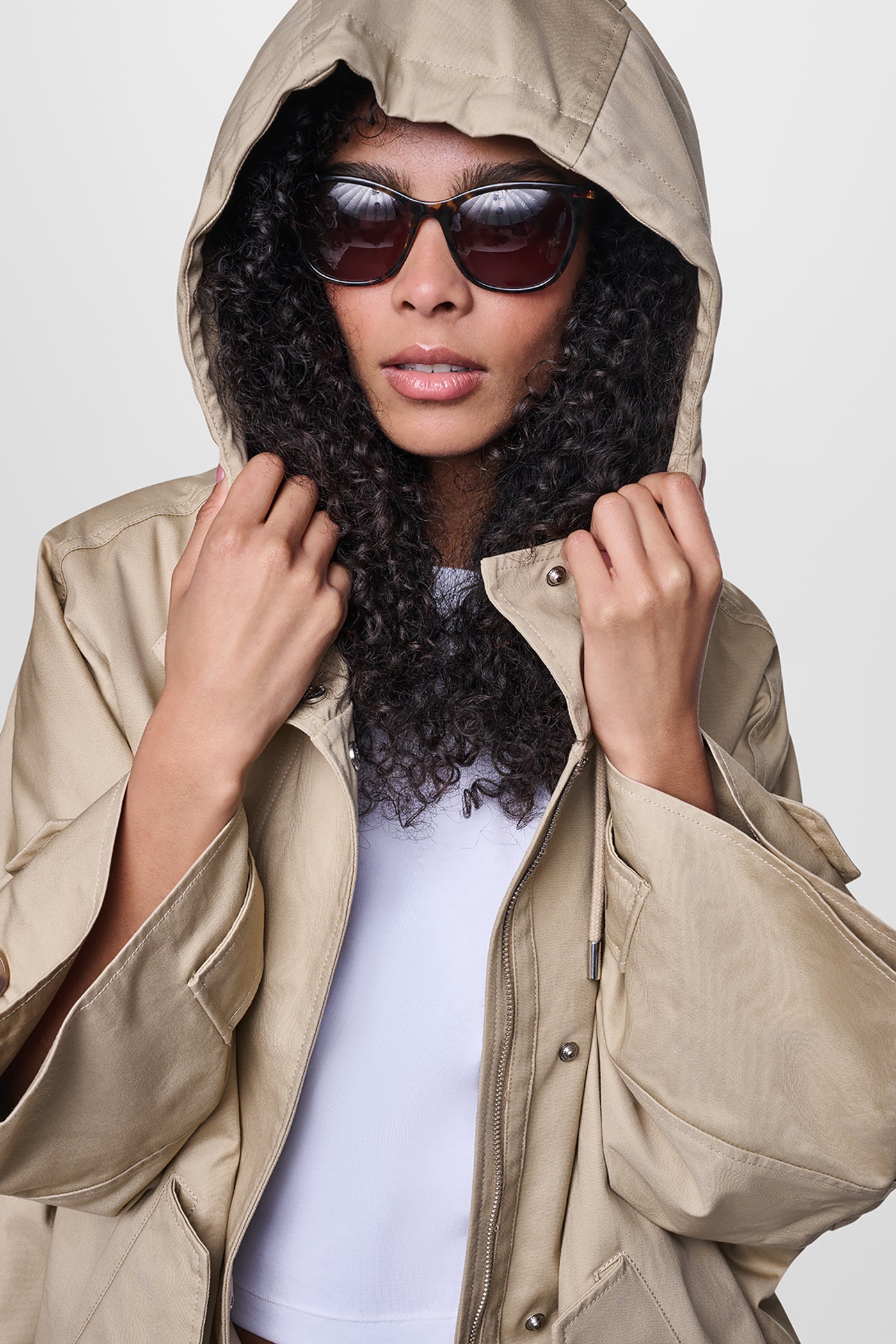 OVERSIZED HOODED ANORAK VIEW 8 | Jackets & Blazers
