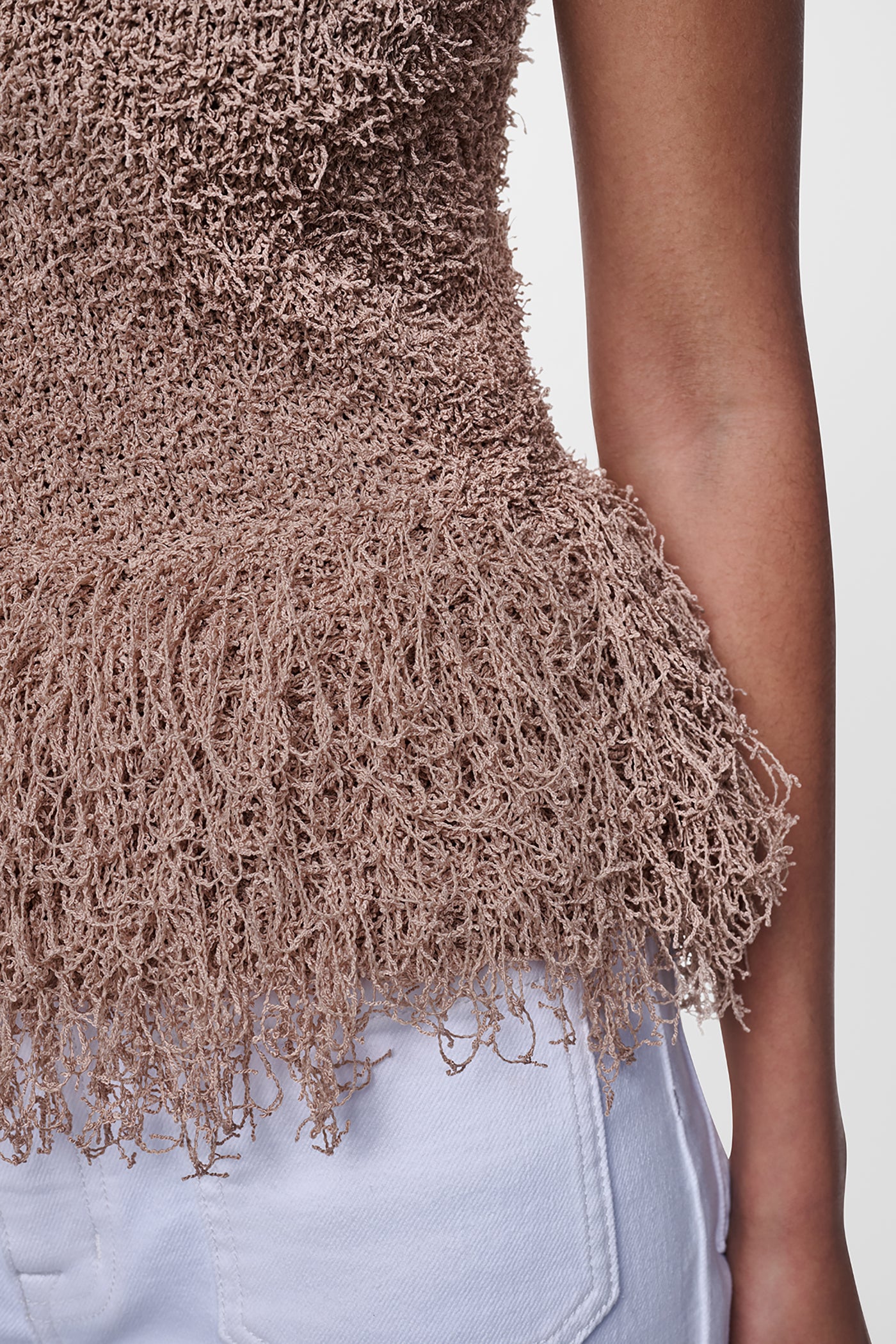 CROPPED FRINGE TANK VIEW 8 | WOMEN'S SWEATERS & TOPS