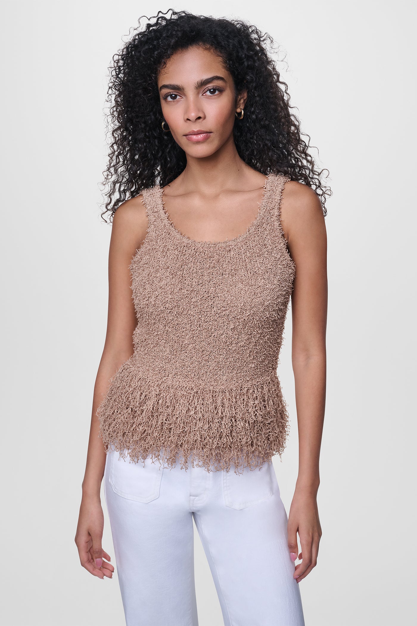 CROPPED FRINGE TANK VIEW 5 | WOMEN'S SWEATERS & TOPS