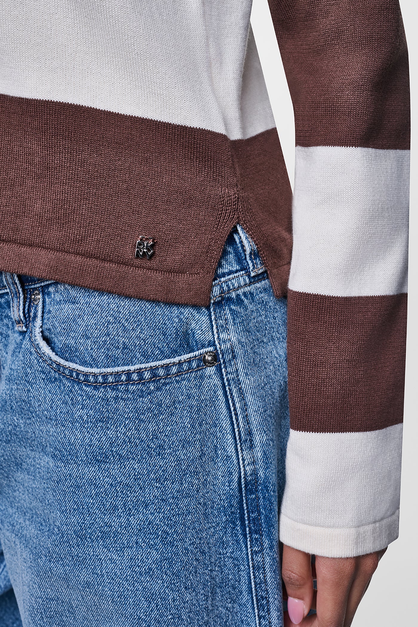LONG SLEEVE STRIPE POLO VIEW 5