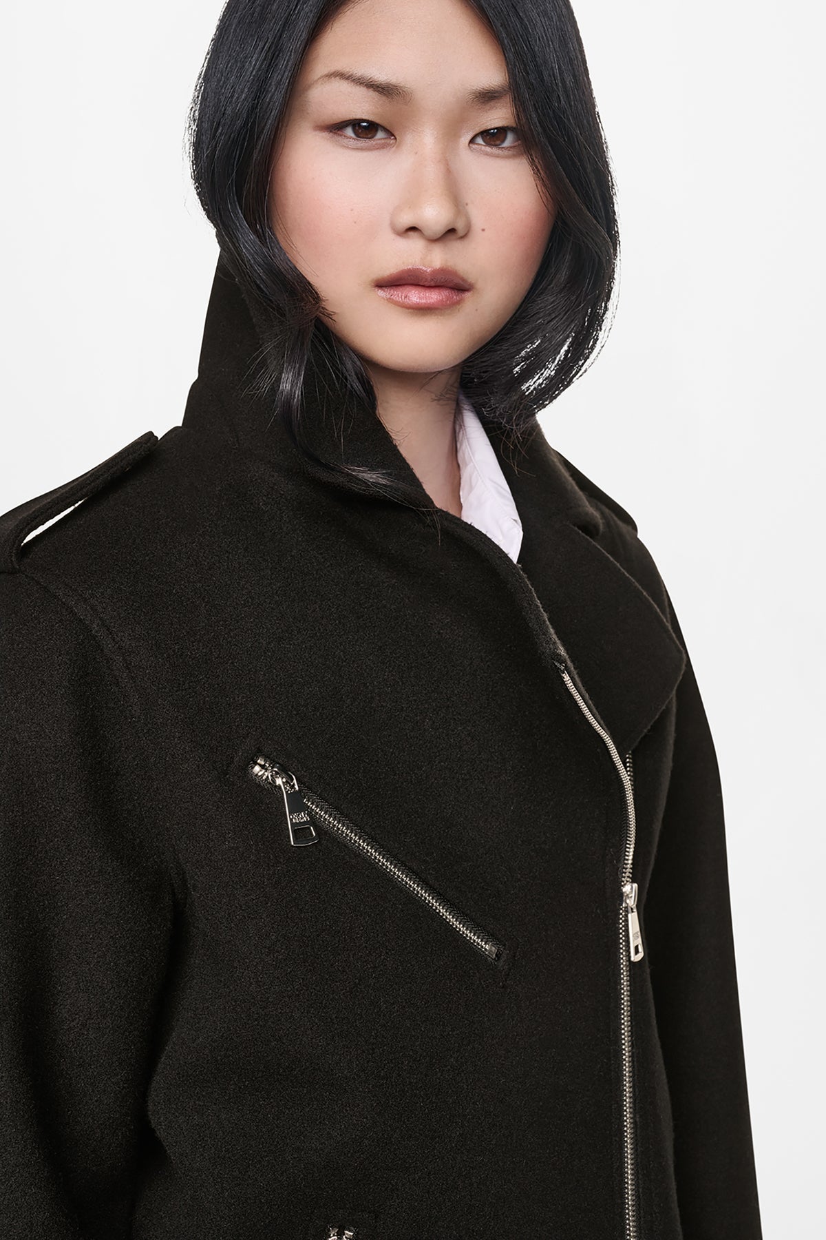 ASYMMETRICAL MOTO JACKET VIEW 2