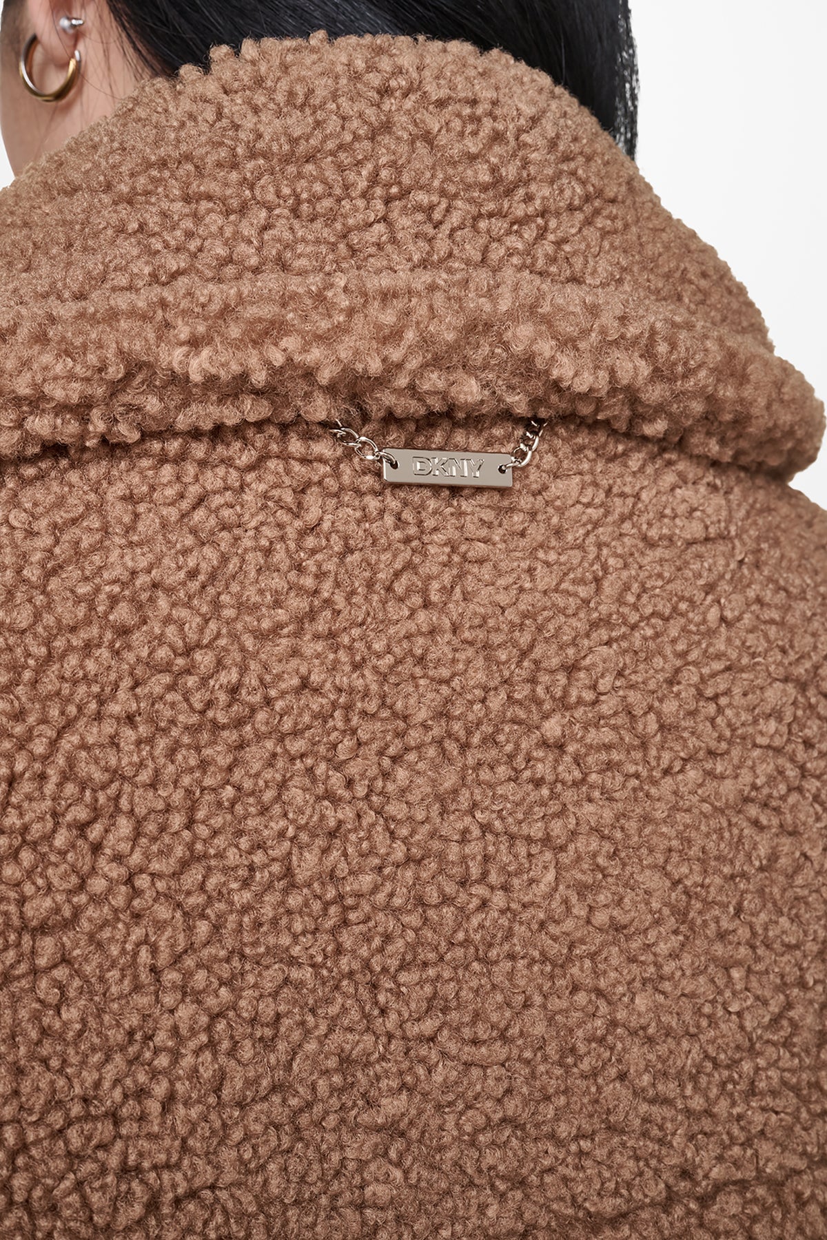 ASYMMETRICAL SHERPA PONCHO VIEW 2
