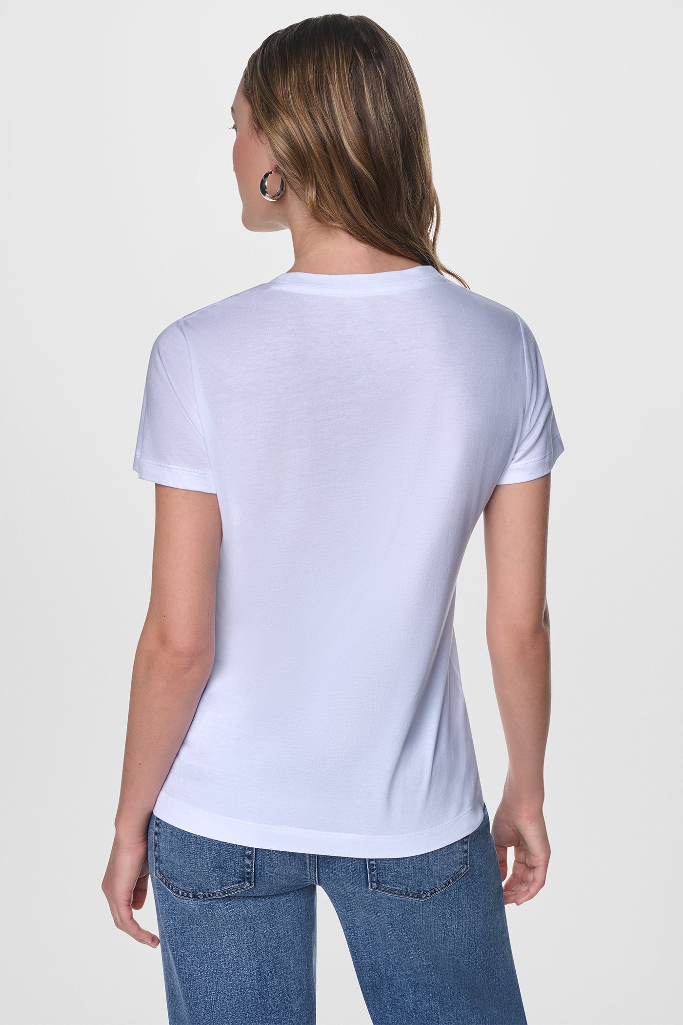 NEWSPRINT DKNY STACKED LOGO TEE VIEW 3 | Tees & Tanks