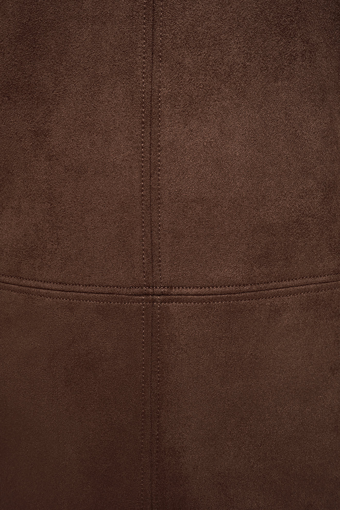 COLLARED FAUX SUEDE DRESS VIEW 2