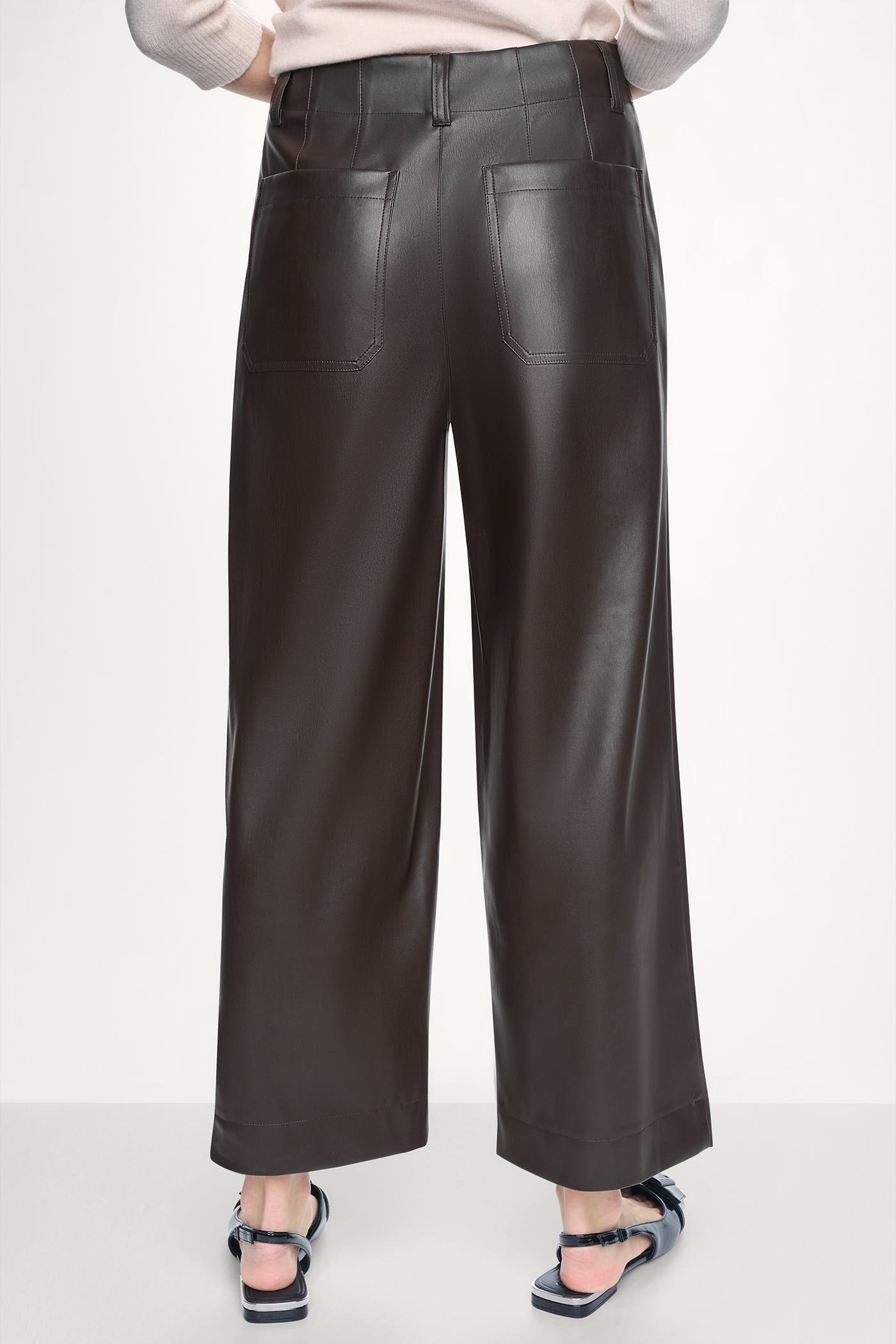 HIGH-RISE CROPPED WIDE LEG PANT VIEW 2