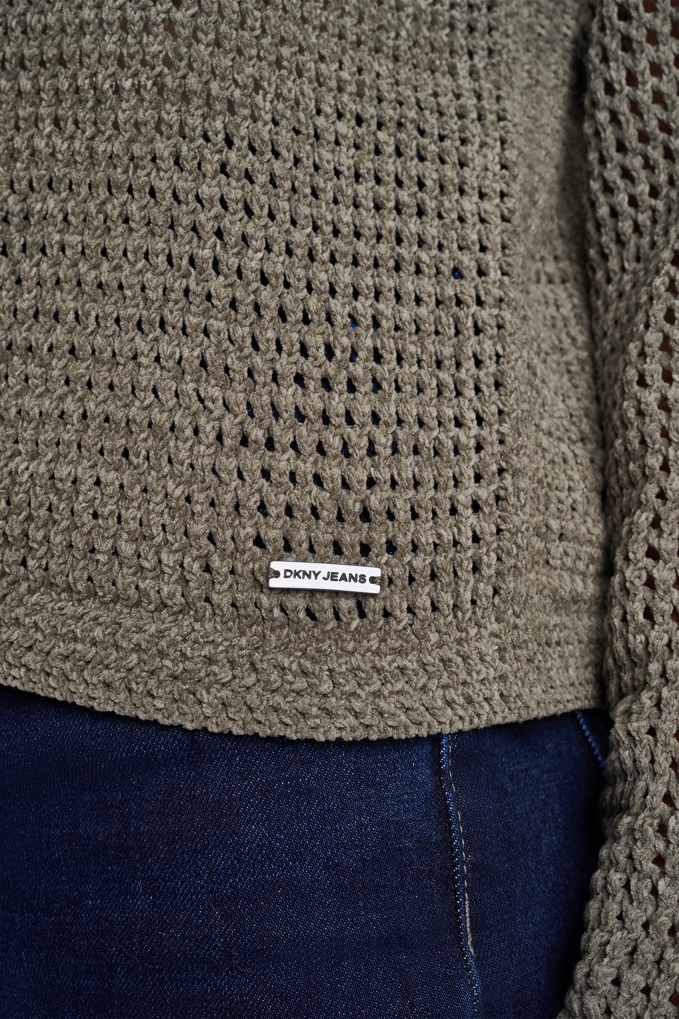 OPEN STITCH CHENILLE CARDIGAN VIEW 7