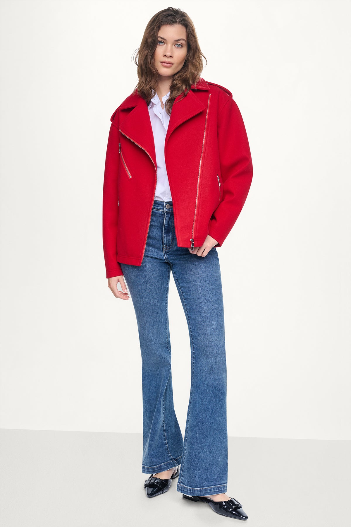ASYMMETRICAL MOTO JACKET VIEW 2