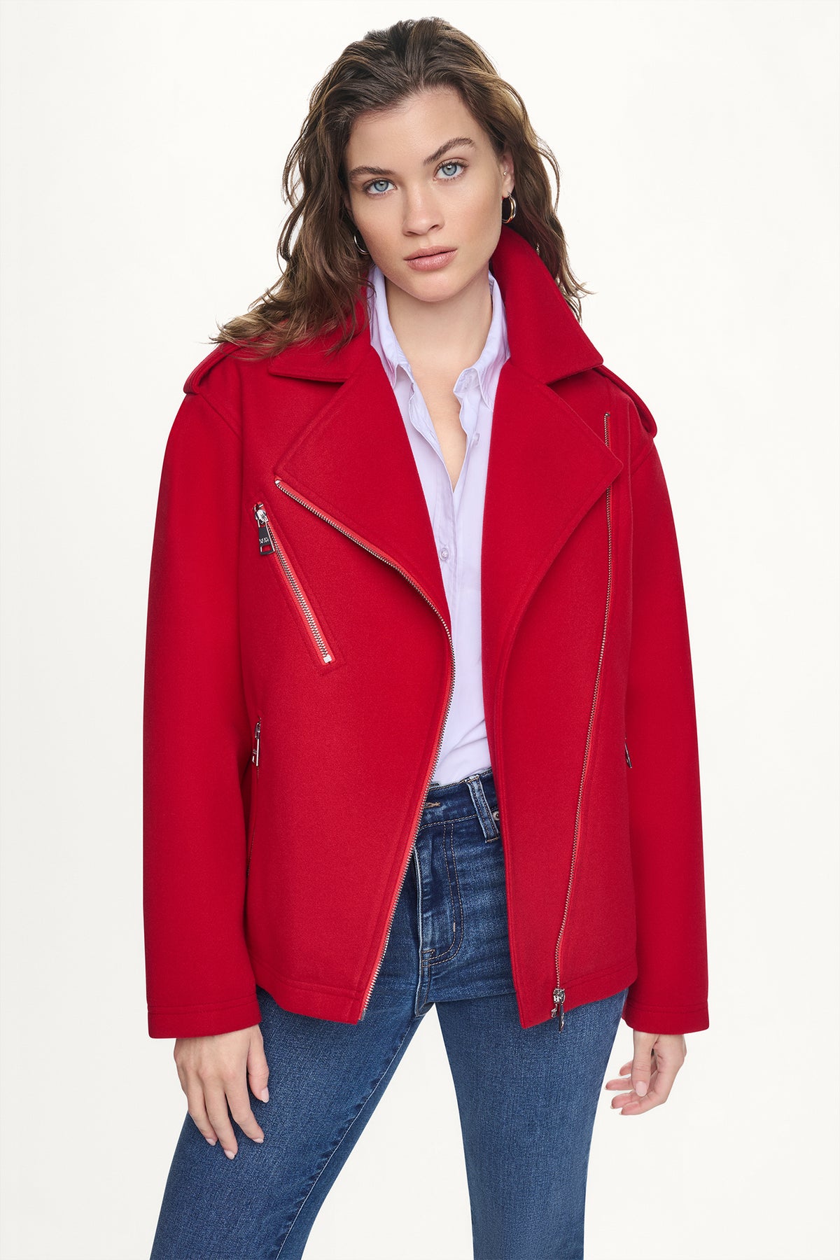 ASYMMETRICAL MOTO JACKET VIEW 2