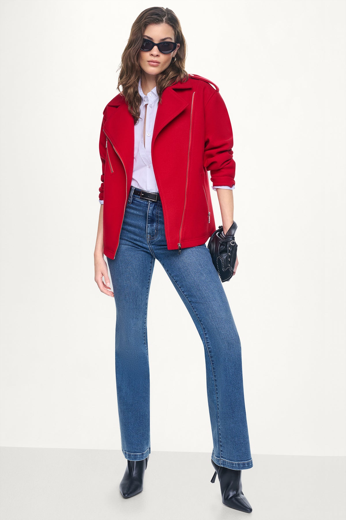 ASYMMETRICAL MOTO JACKET VIEW 2