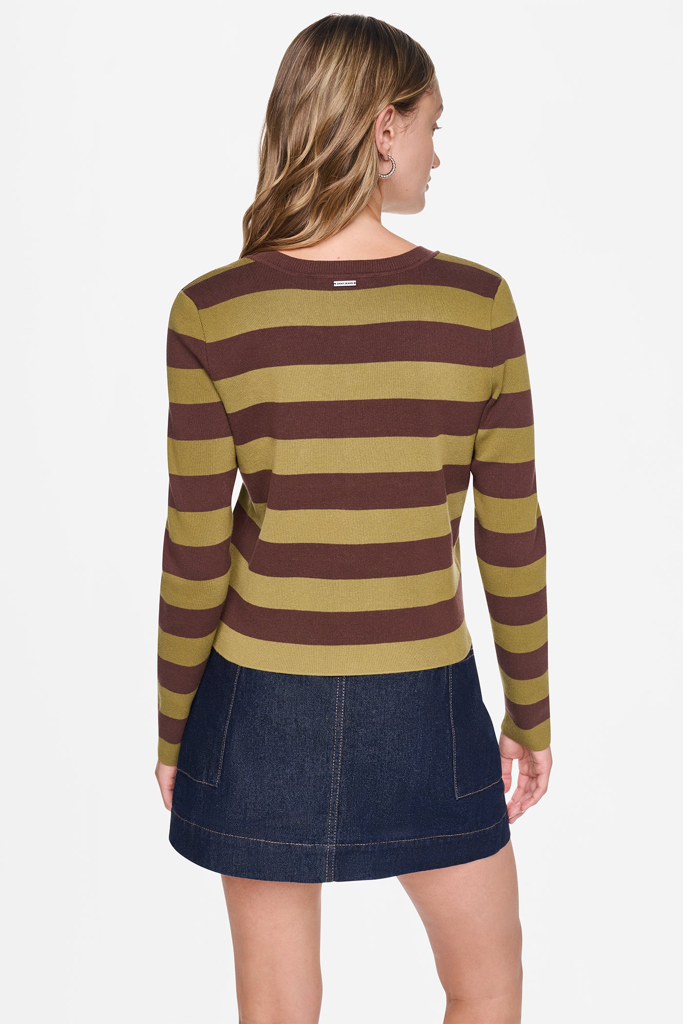 CROPPED STRIPED CARDIGAN VIEW 3