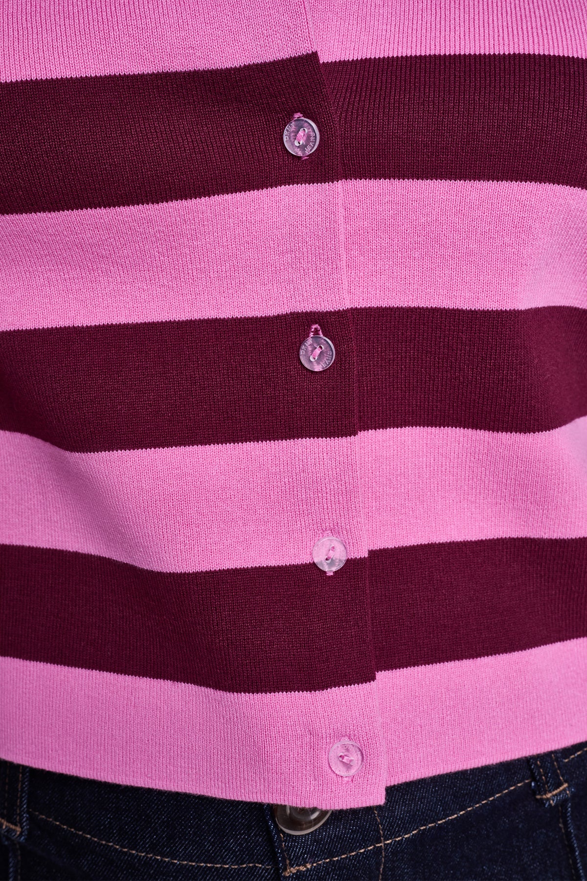 CROPPED STRIPED CARDIGAN VIEW 2