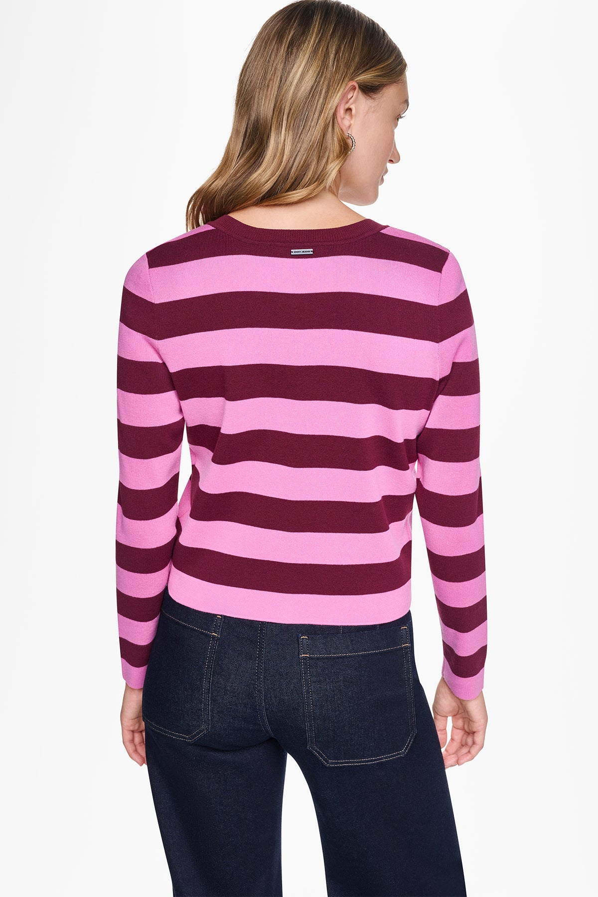 CROPPED STRIPED CARDIGAN VIEW 2