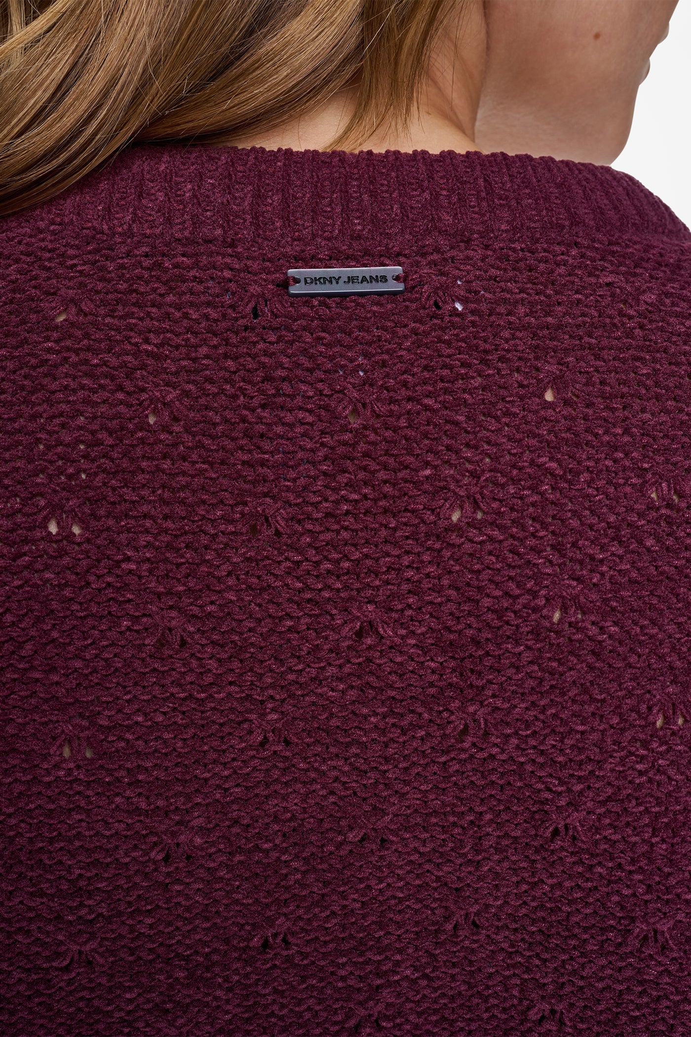 ELBOW SLEEVE CHENILLE CARDIGAN VIEW 9