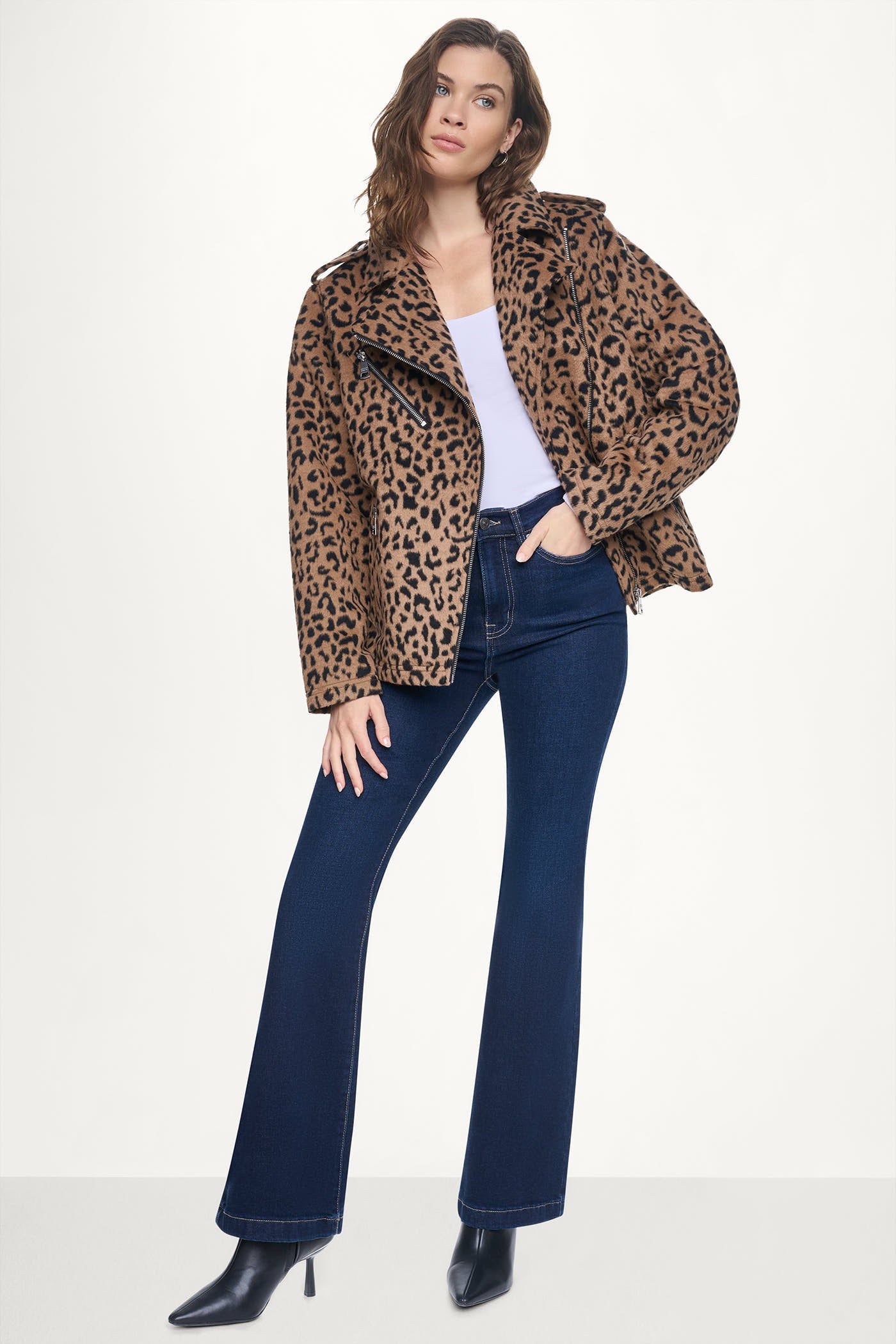 LEOPARD MOTO JACKET VIEW 2