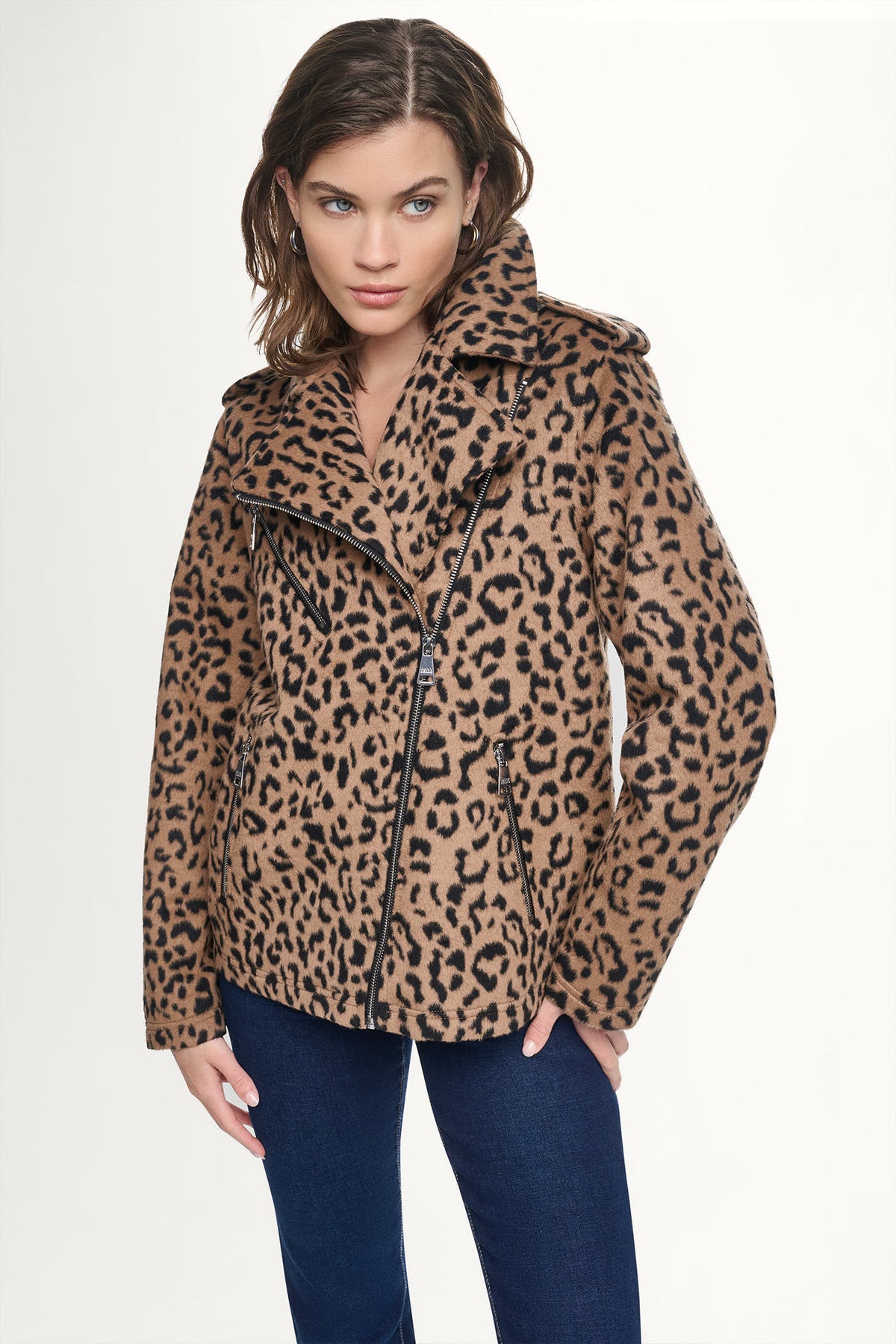 LEOPARD MOTO JACKET VIEW 2