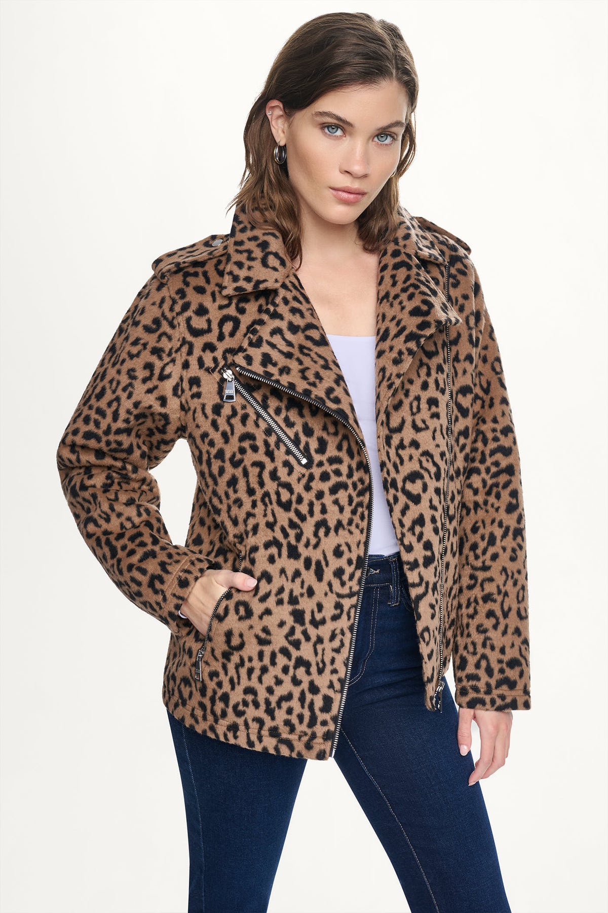 LEOPARD MOTO JACKET VIEW 1