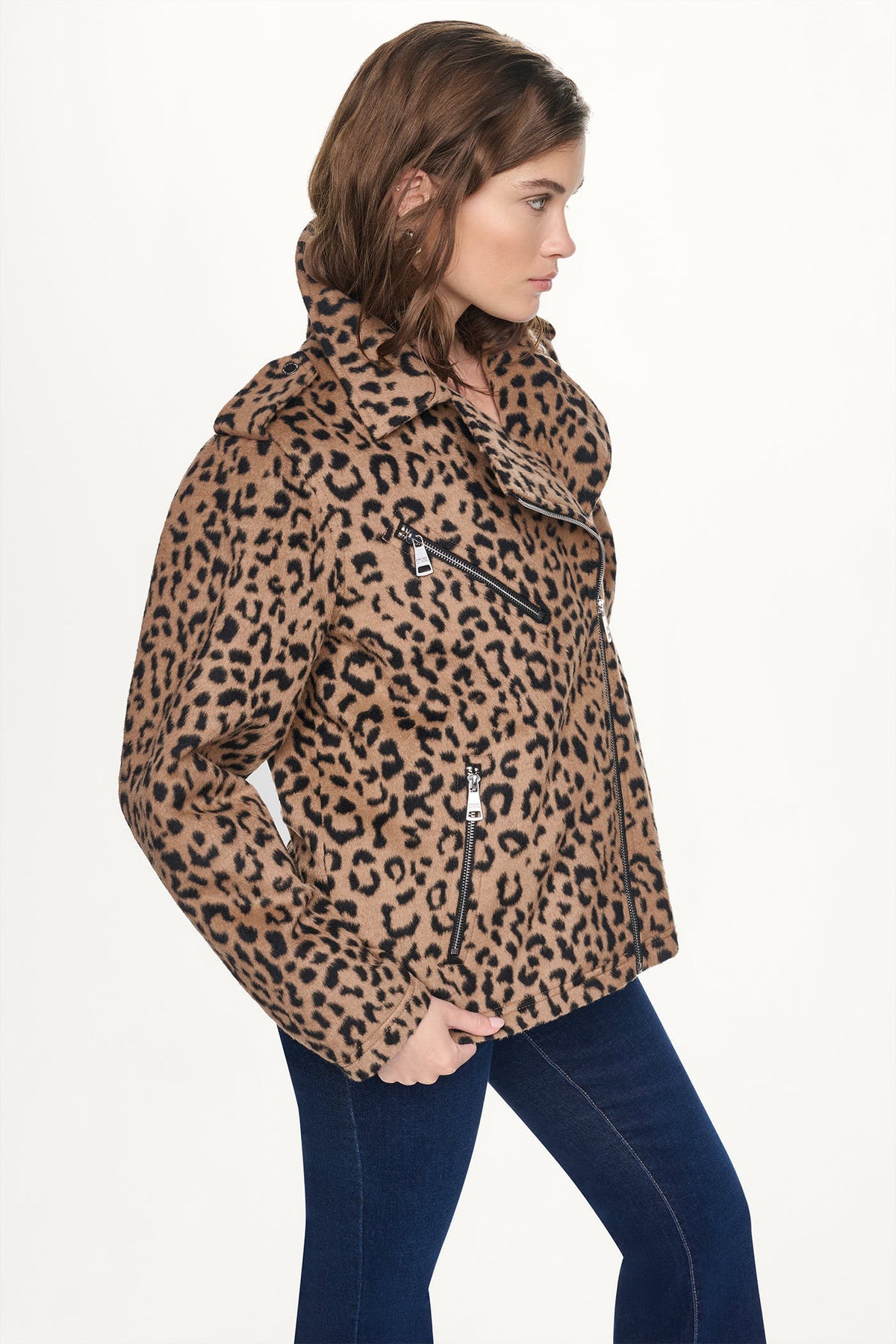 LEOPARD MOTO JACKET VIEW 2