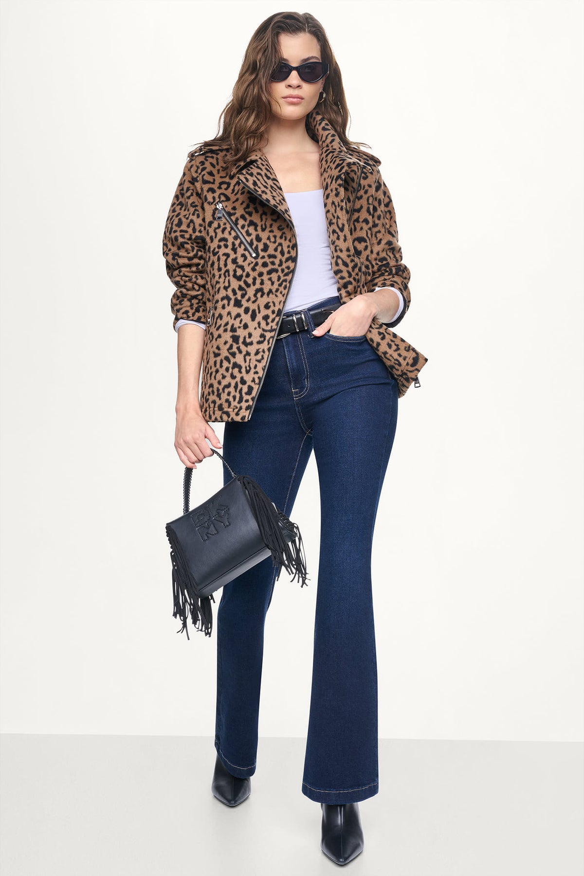 LEOPARD MOTO JACKET VIEW 2