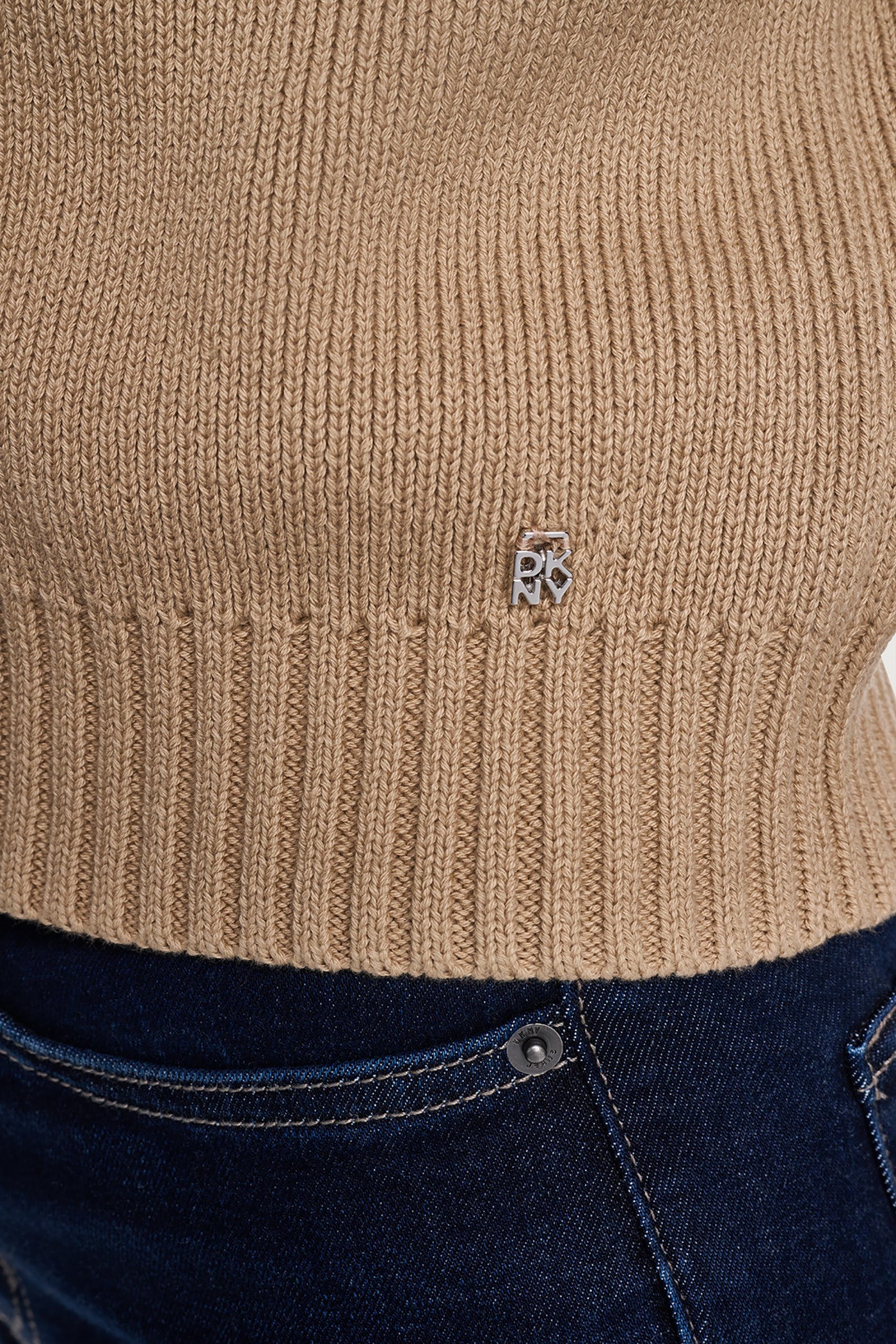 SHORT SLEEVE TIE FRONT POLO SWEATER VIEW 7 | WOMEN'S SWEATERS & TOPS