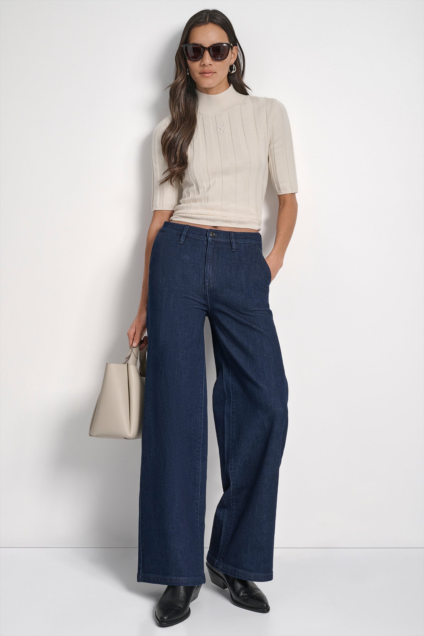 HIGH RISE TAILORED TROUSER 31 INCH INSEAM VIEW 8 | New Arrivals