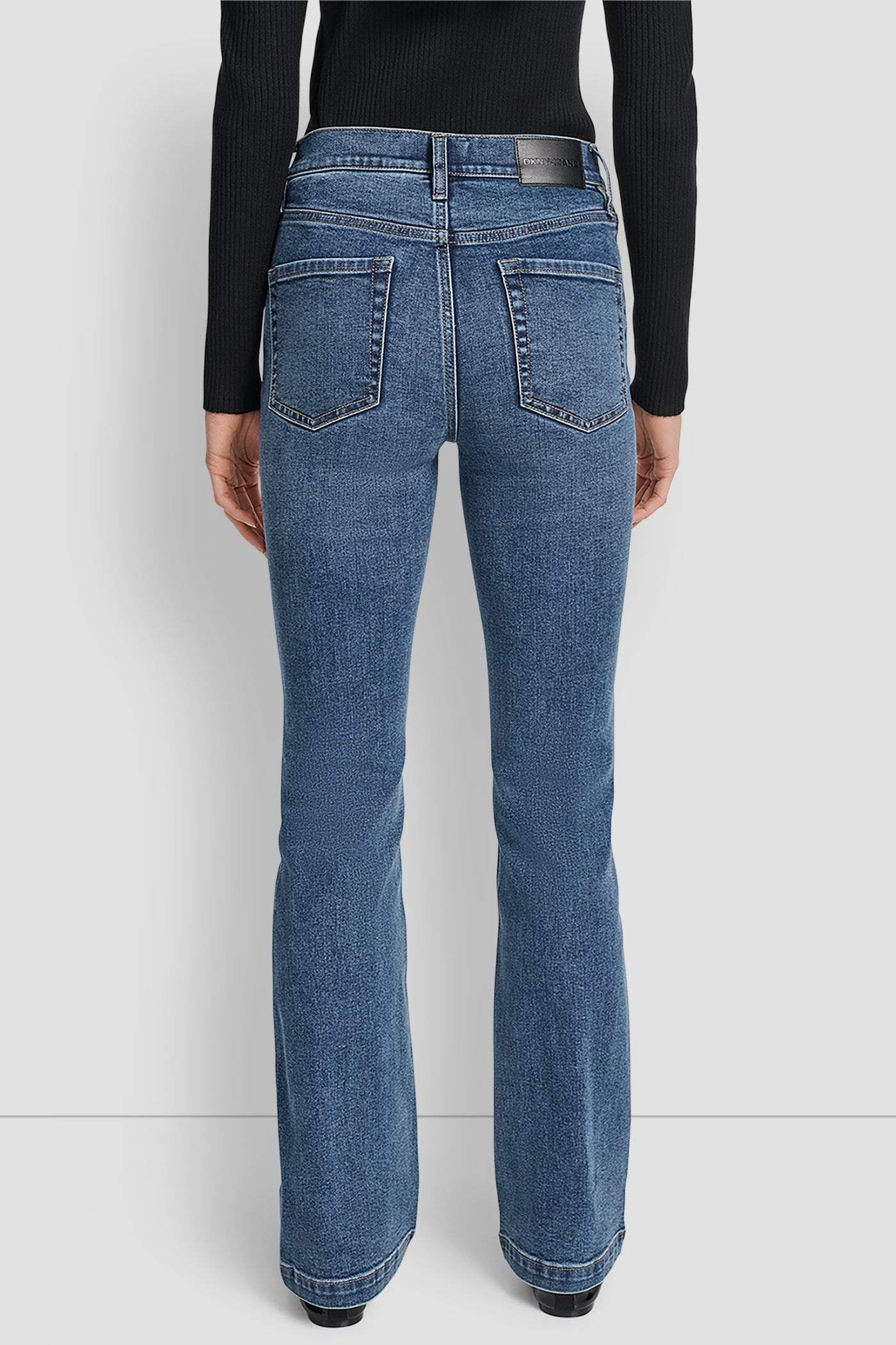 DEKALB WILLIAMSBURG HIGH RISE FLARE  32 INCH INSEAM, BACK VIEW | DKNY Promo
