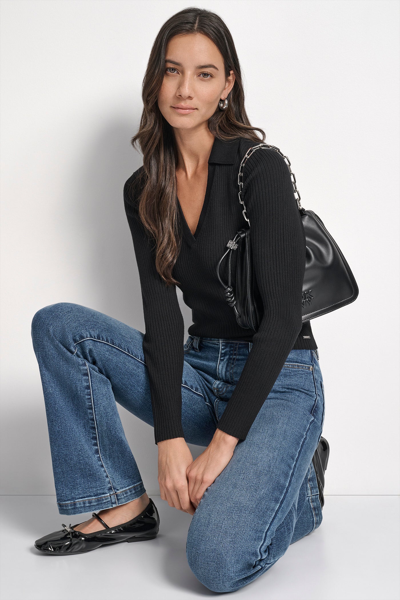 WILLIAMSBURG HIGH RISE FLARE  32 INCH INSEAM VIEW 7 | DKNY Promo