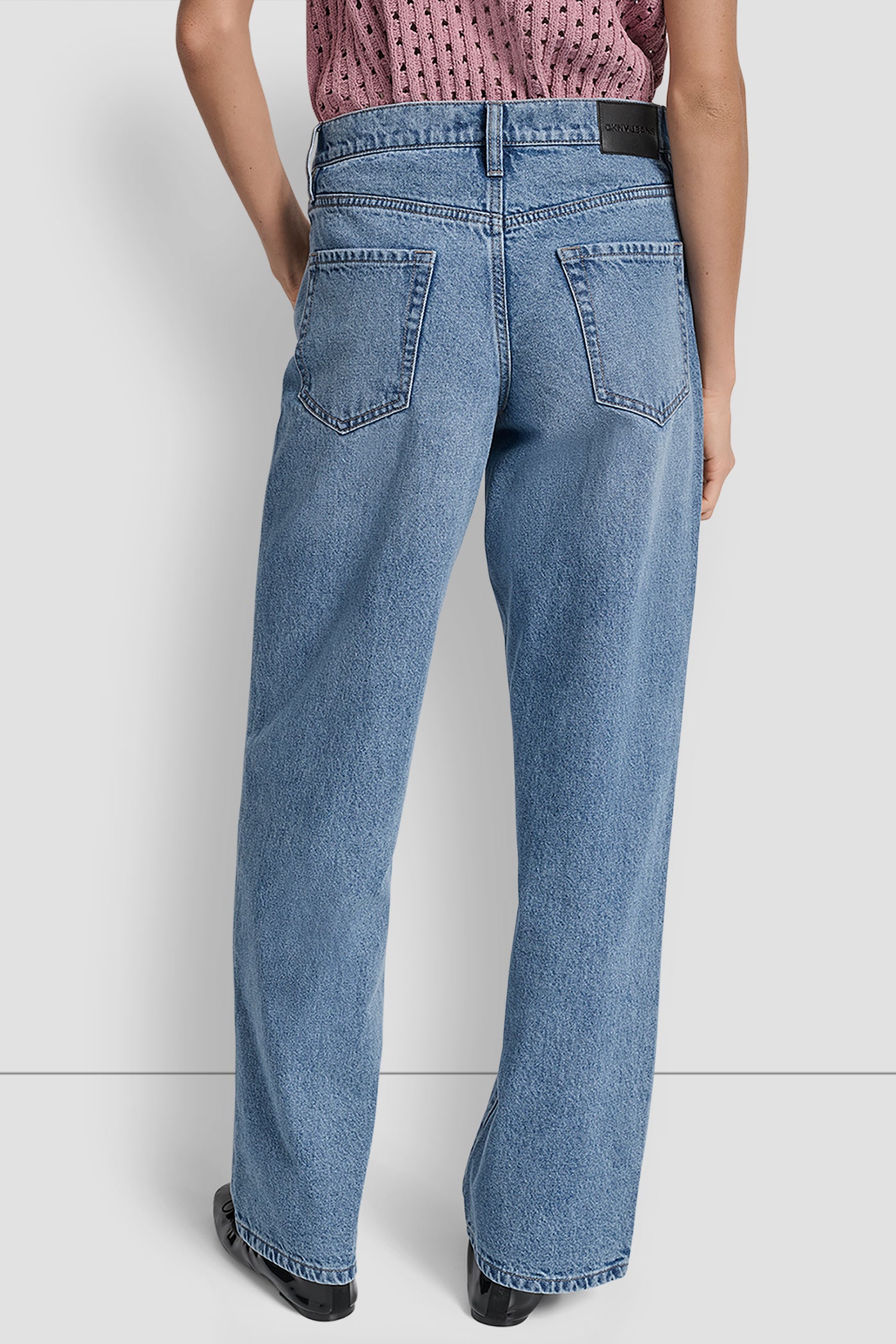CEDAR STREET VESEY MID RISE RELAXED STRAIGHT 32 INCH INSEAM, BACK VIEW | Denim Destination