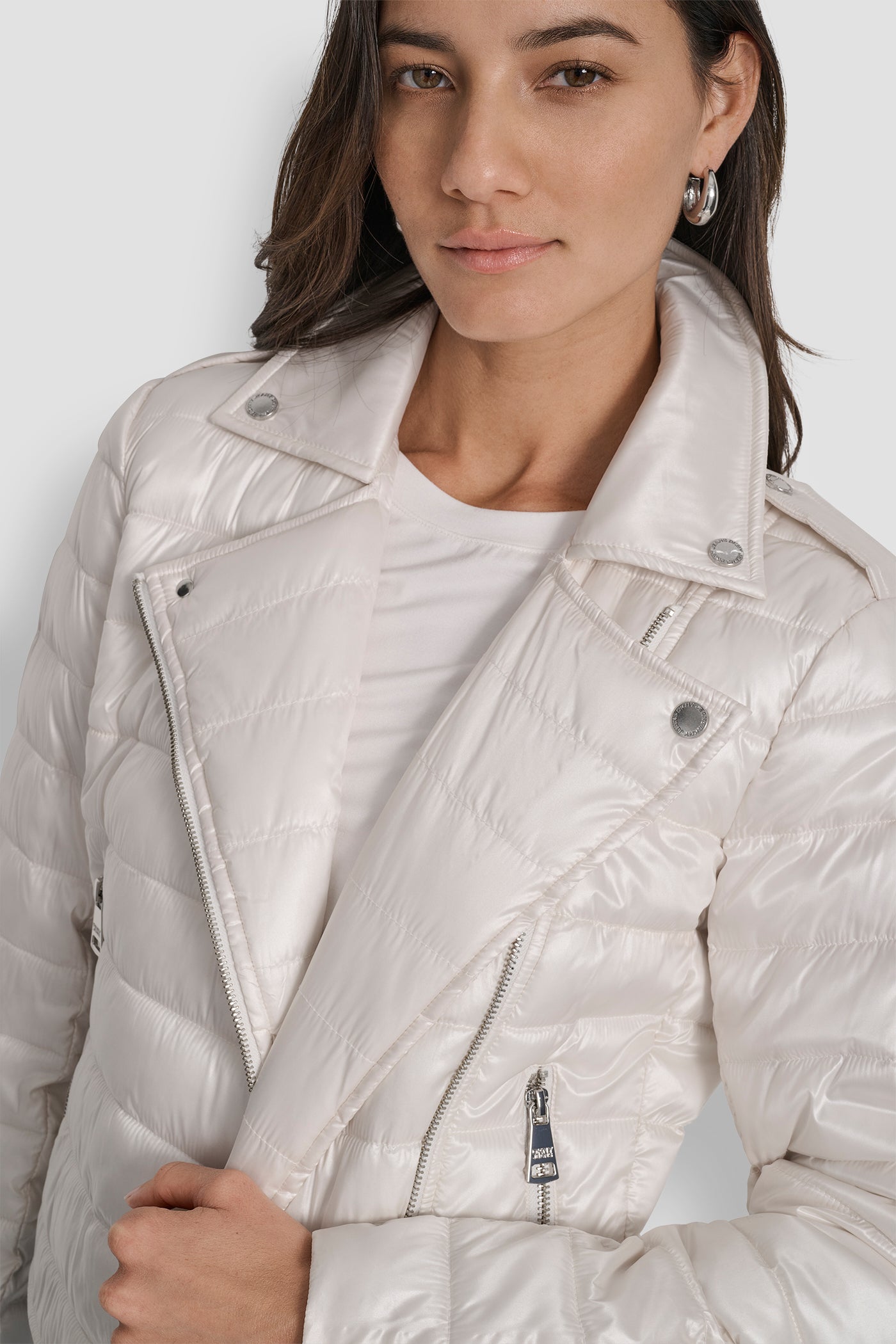MOTO STYLE LIGHT WEIGHT PUFFER JACKET VIEW 7 | New Arrivals
