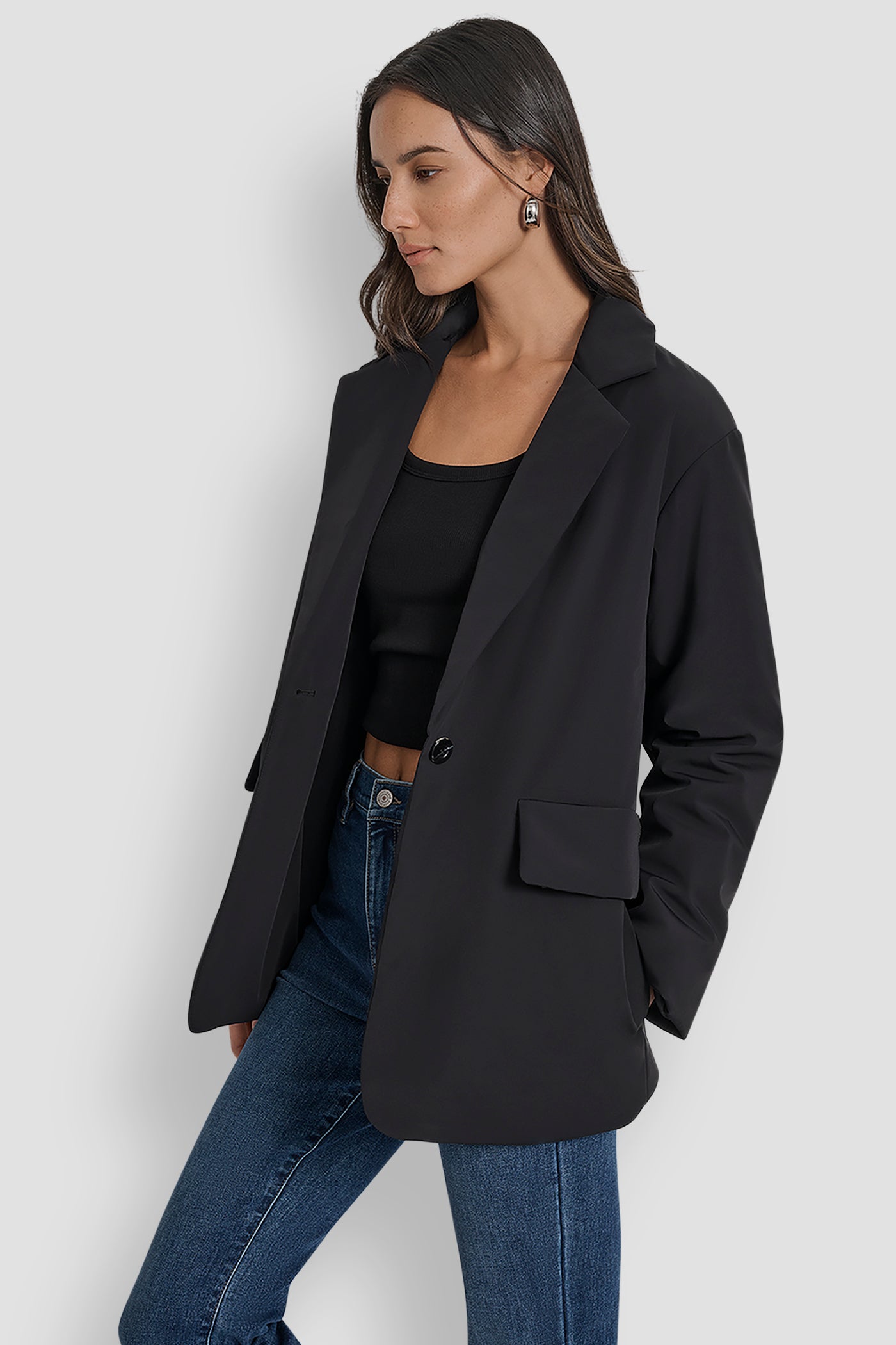 BLAZER STYLE PUFFER JACKET VIEW 3 | Jackets & Blazers