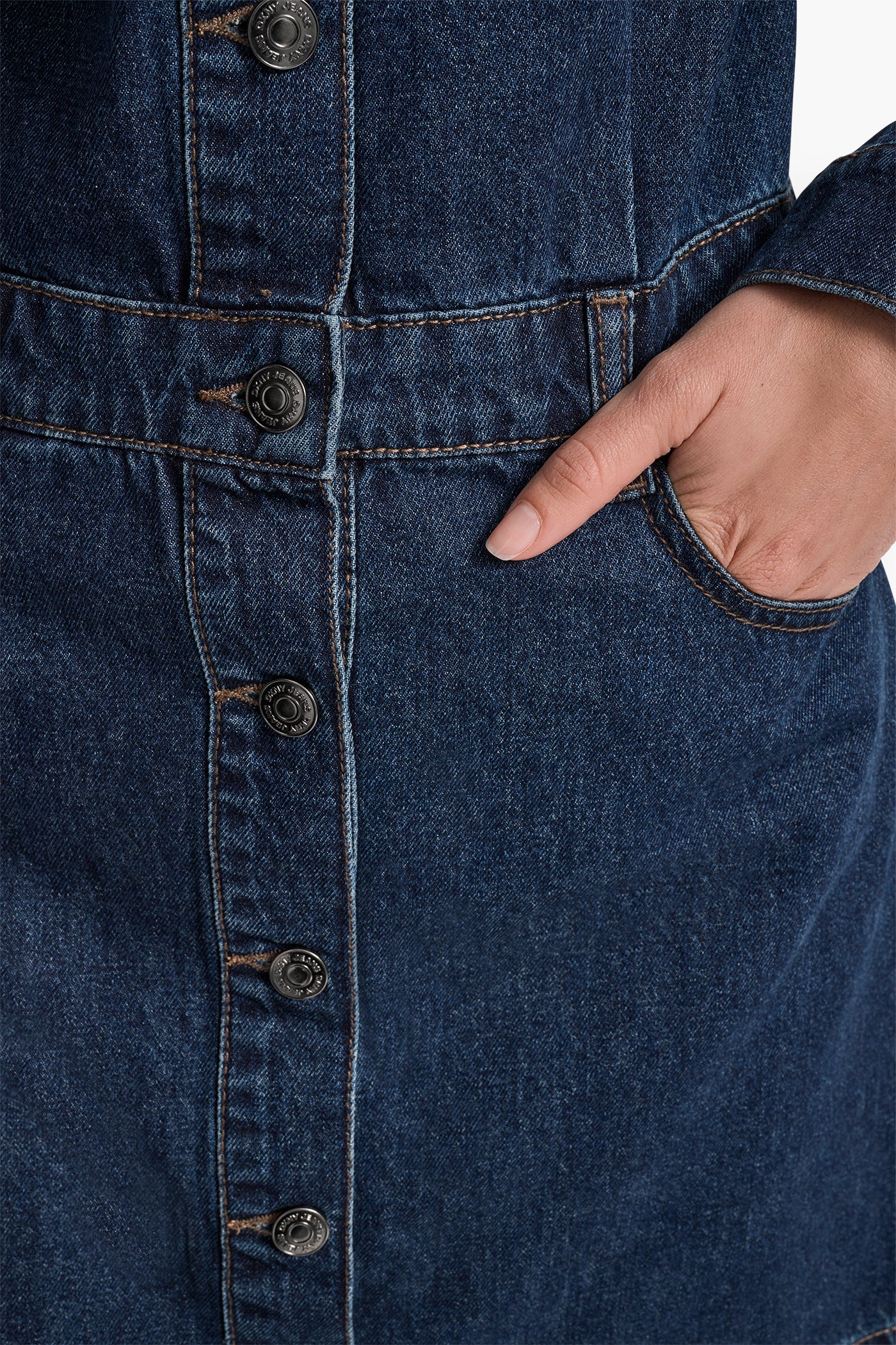 DENIM MINI SHIRT DRESS VIEW 5 | Dresses & Jumpsuits
