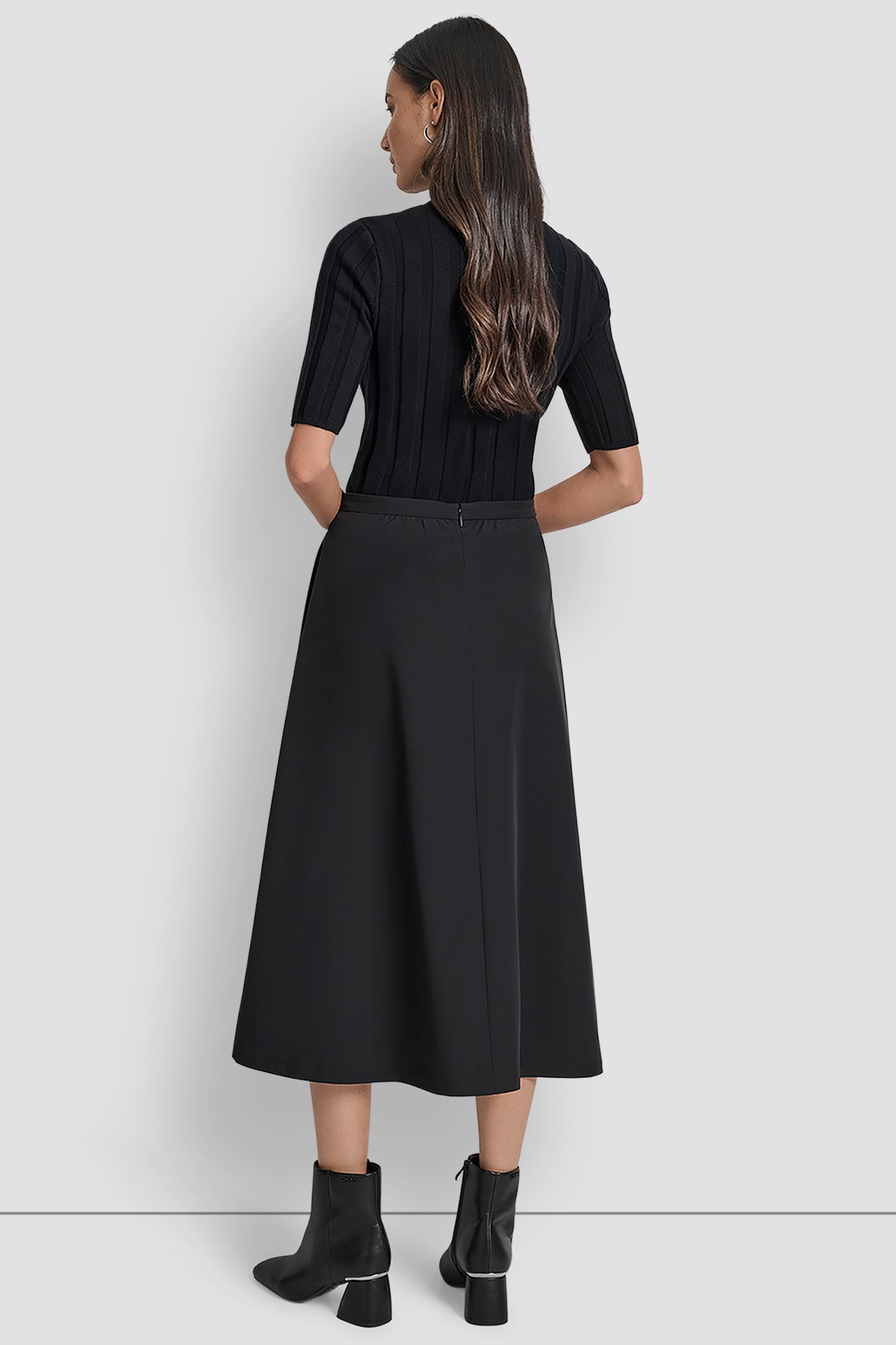 HIGH WAIST CIRCLE SKIRT VIEW 6