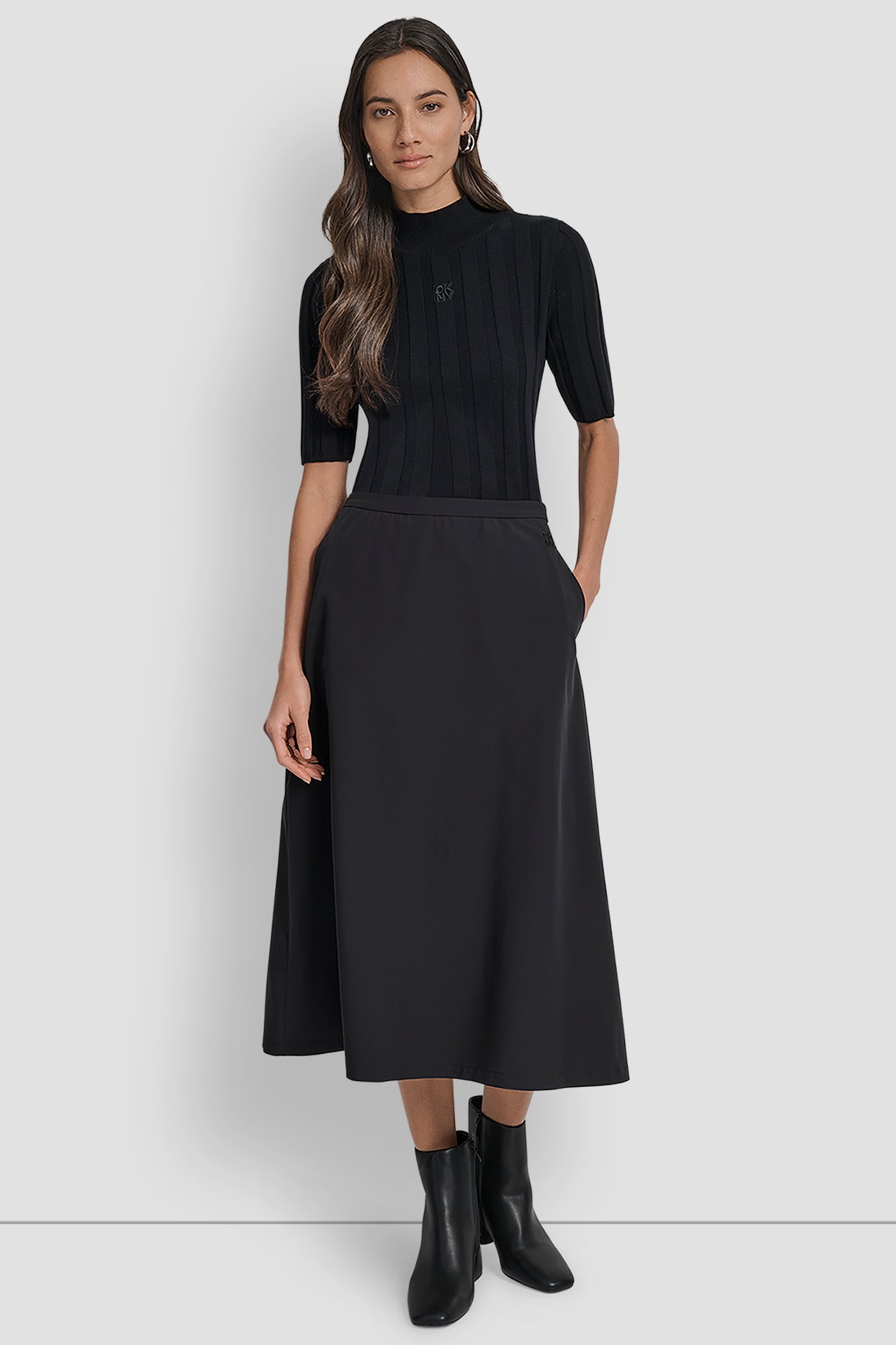 HIGH WAIST CIRCLE SKIRT VIEW 5