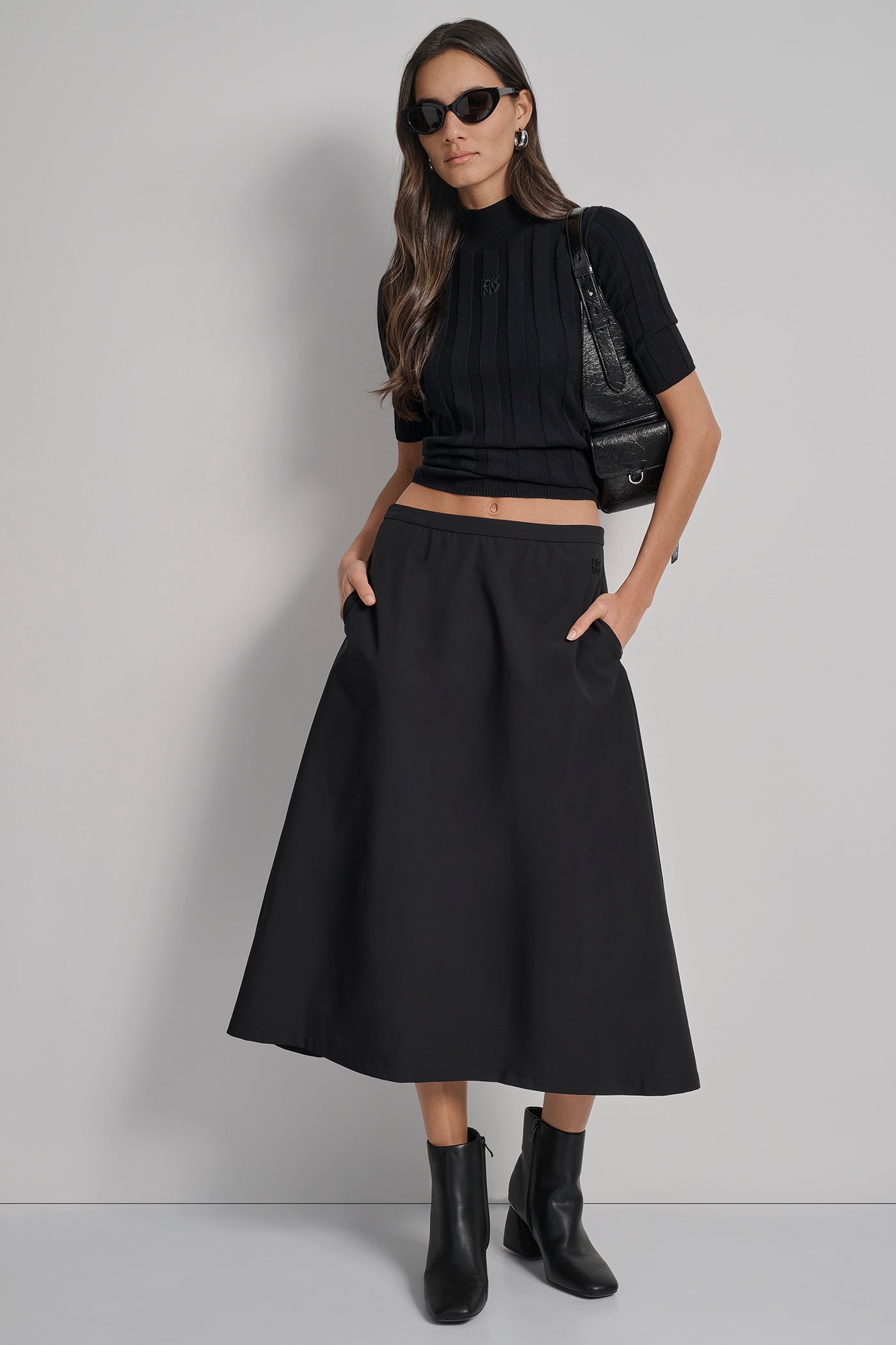 HIGH WAIST CIRCLE SKIRT VIEW 7