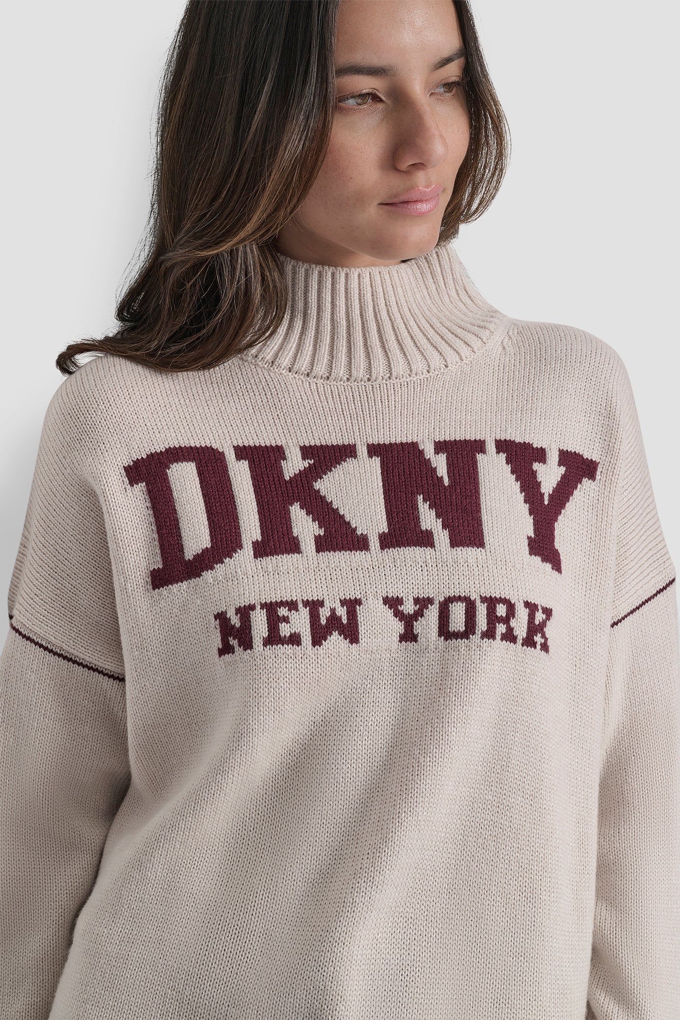 LOGO INTARSIA MOCK-NECK SWEATER VIEW 5 | All Products
