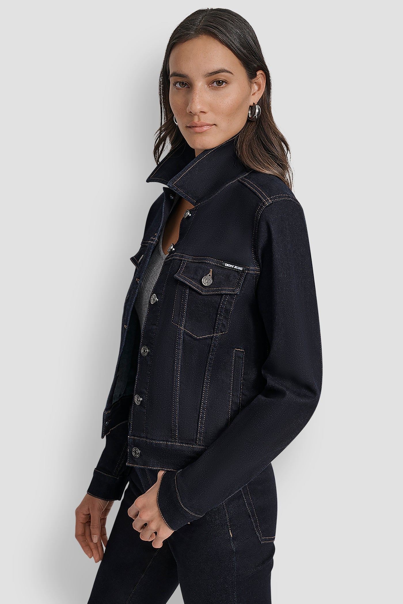 TRUCKER JACKET VIEW 3 | WOMENS COATS & JACKETS