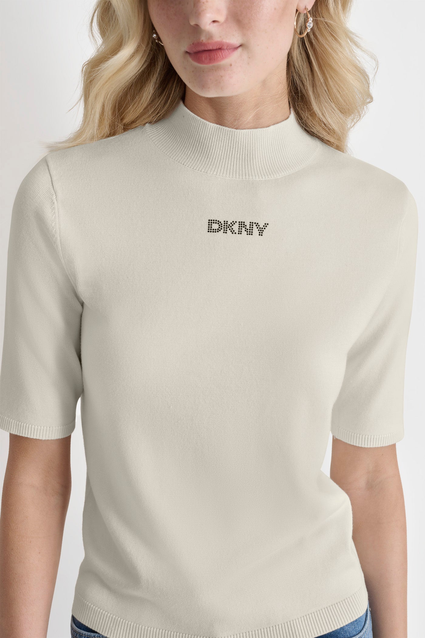 MOCK NECK LOGO SWEATER VIEW 4 | All Products