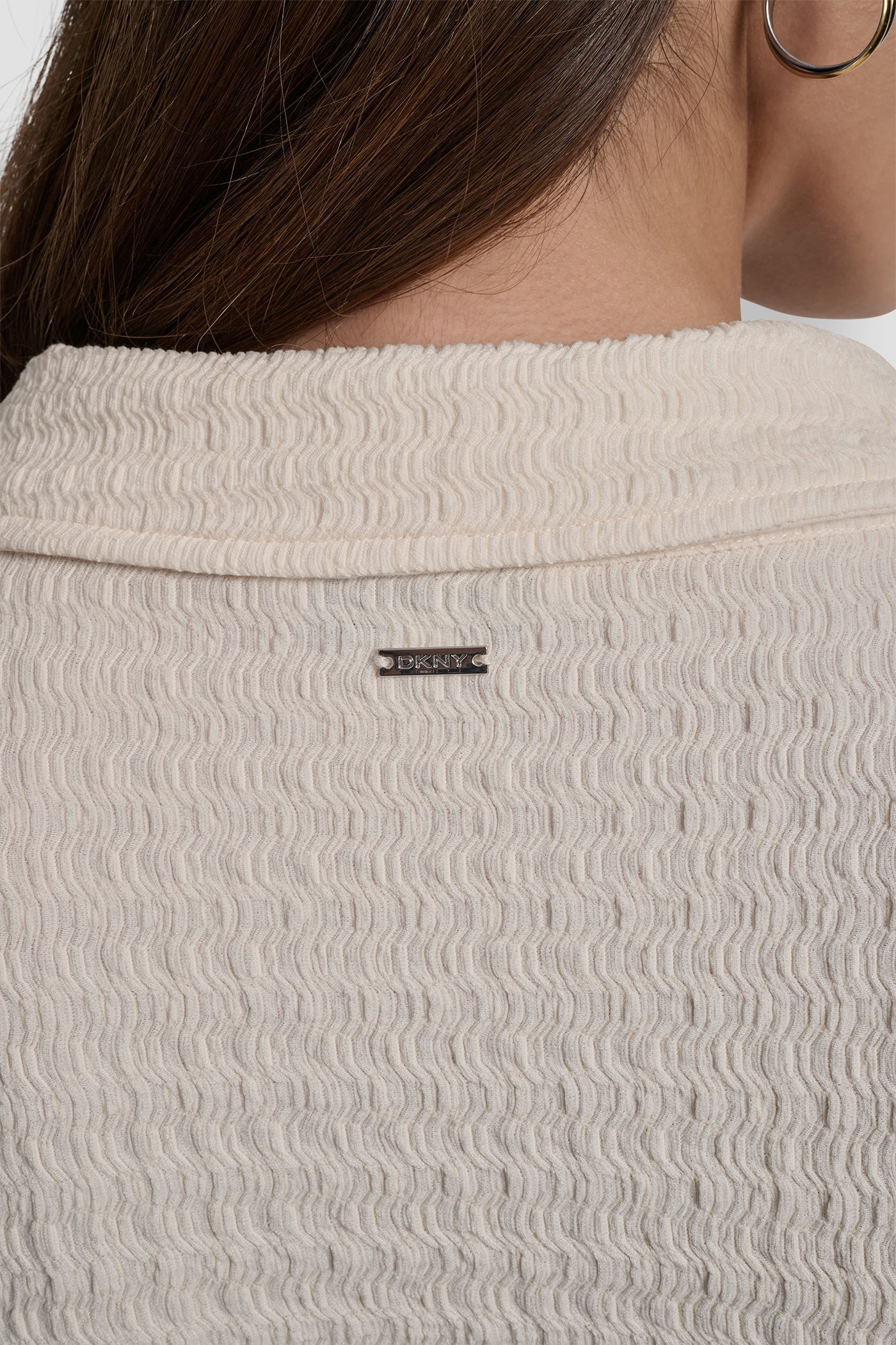 RIPPLE LACE VNECK SHIRT VIEW 6 | WOMEN'S SWEATERS & TOPS