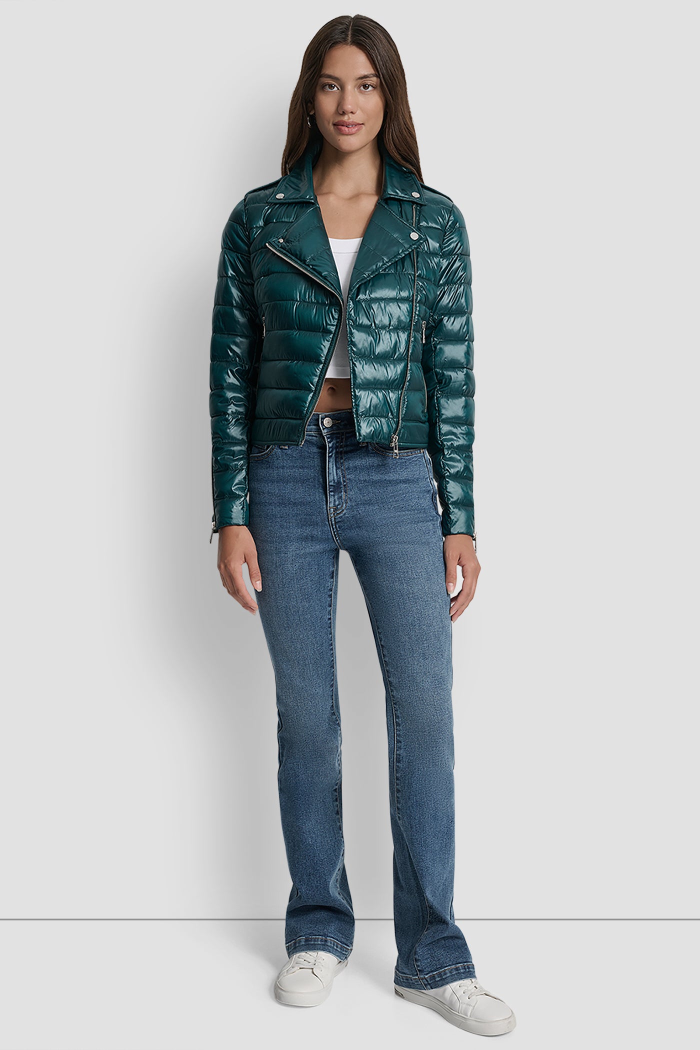 MOTO STYLE LIGHT WEIGHT PUFFER JACKET VIEW 7 | New Arrivals