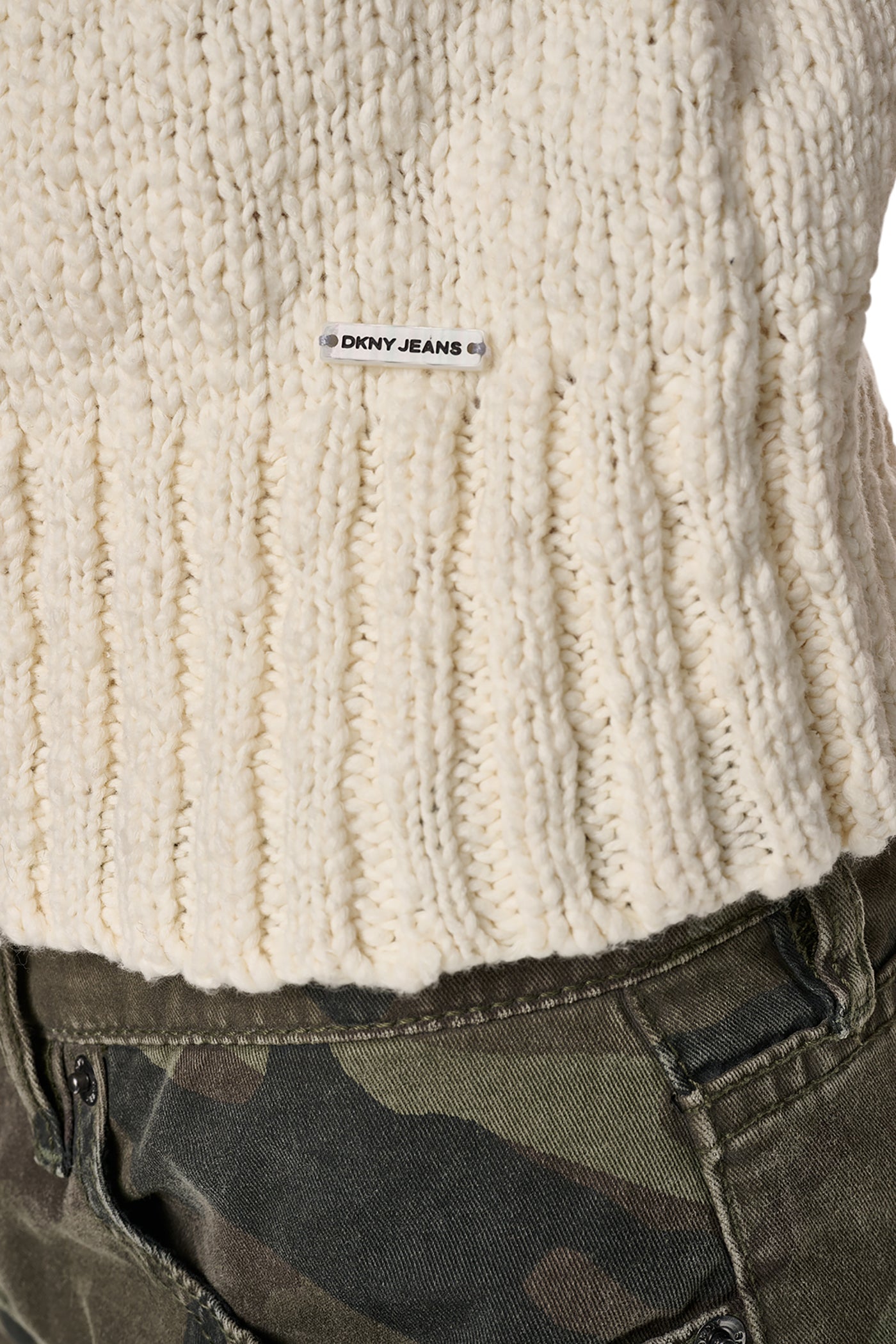 RIBBED MOCK-NECK SWEATER VEST VIEW 7