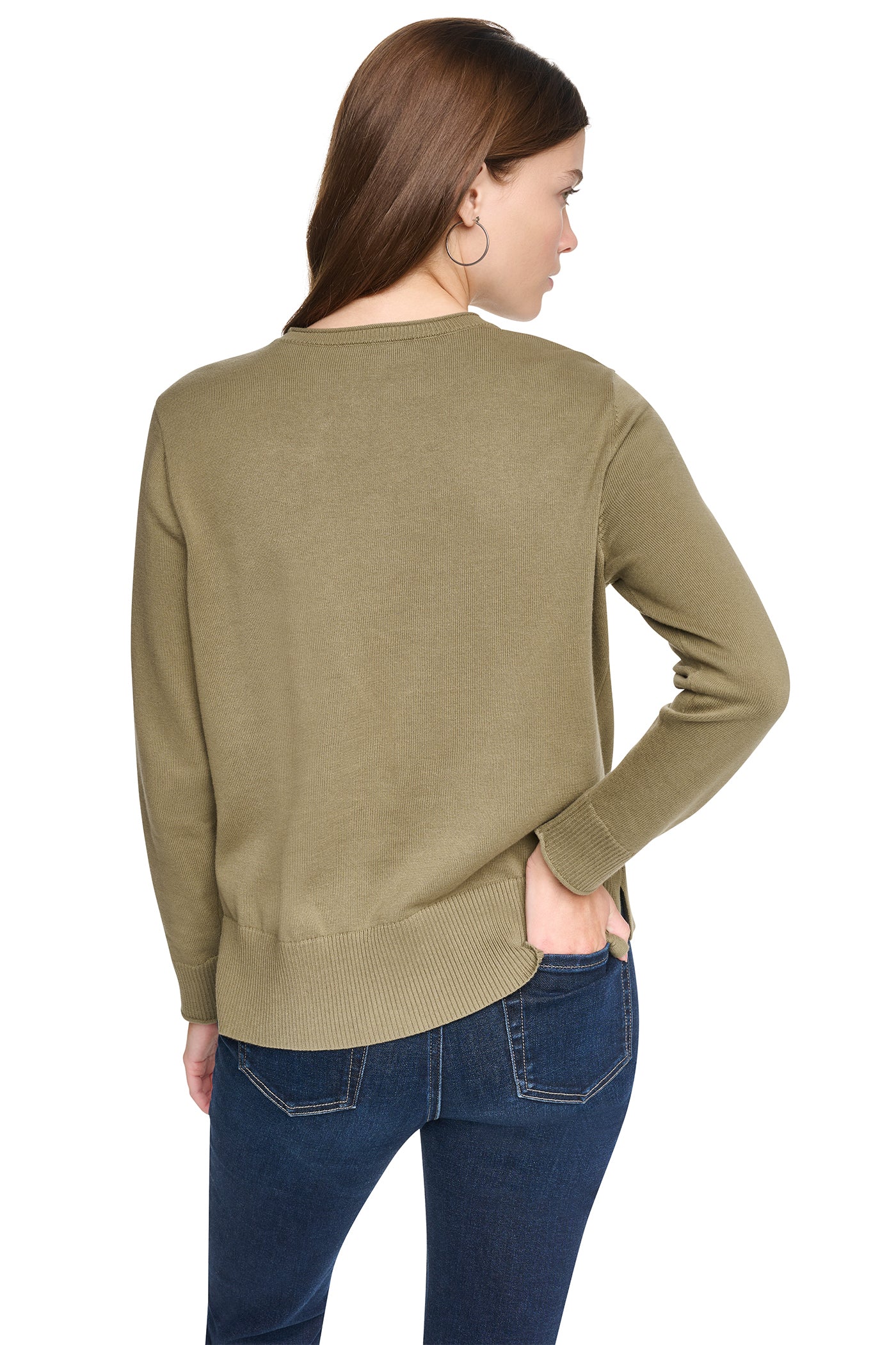 CAMO RHINESTONE LOGO SWEATER VIEW 3