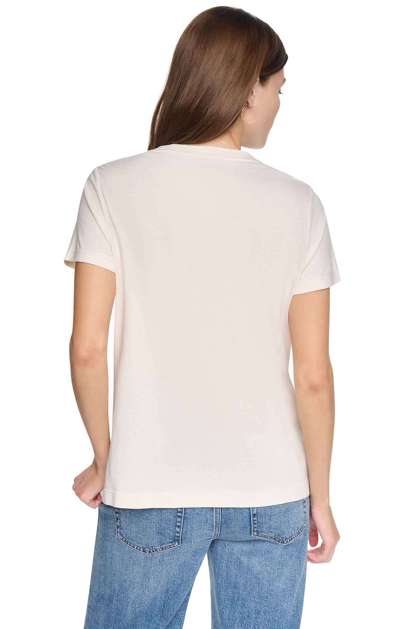 ARCHED RHINESTONE LOGO TEE VIEW 3