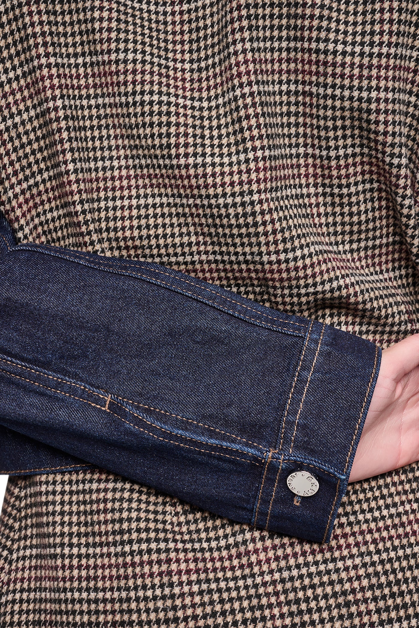 MIXED MEDIA DENIM JACKET VIEW 7 | Denim Destination