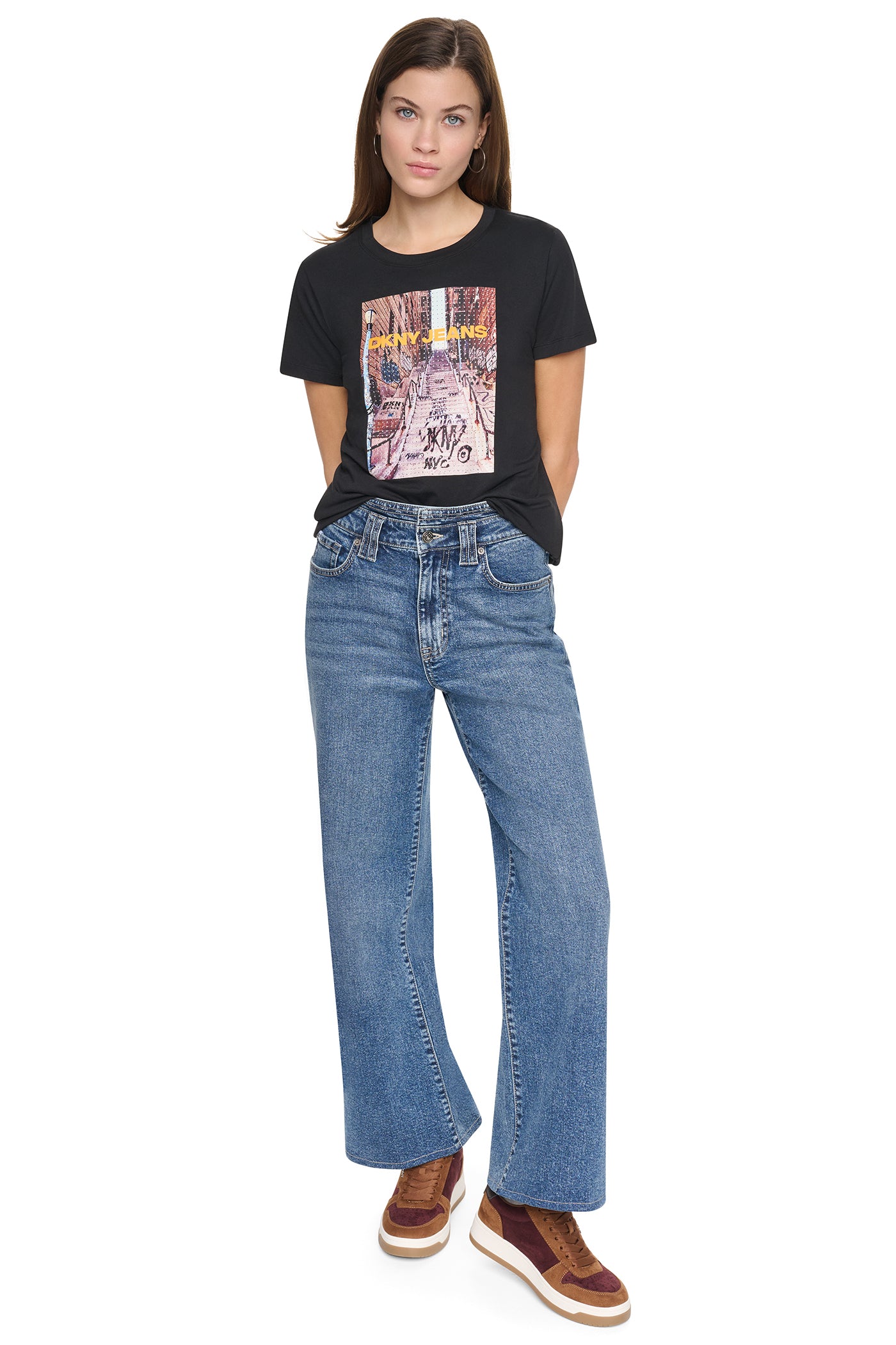 RHINESTONE BRONX PHOTO LOGO TEE VIEW 6