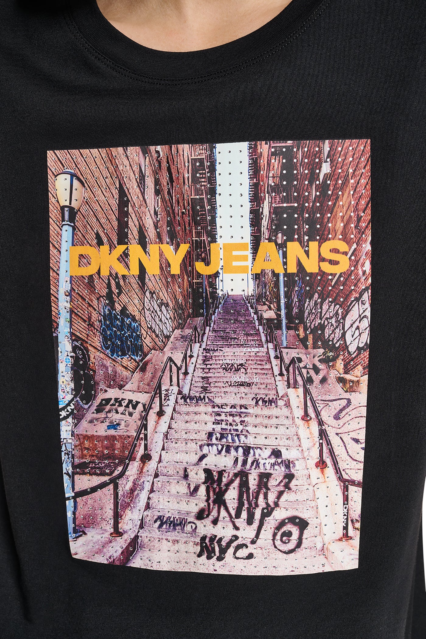 RHINESTONE BRONX PHOTO LOGO TEE VIEW 7