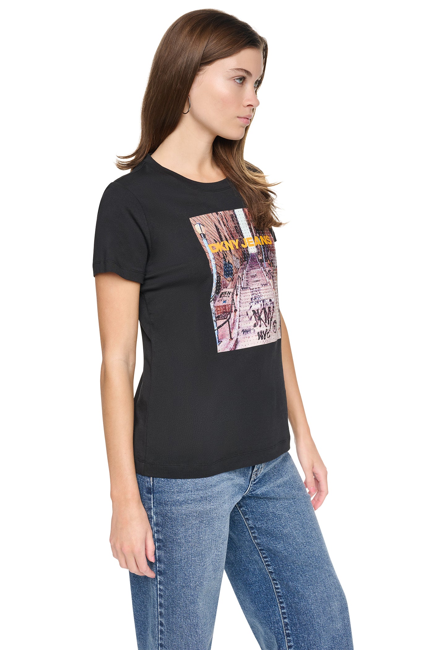 RHINESTONE BRONX PHOTO LOGO TEE VIEW 4