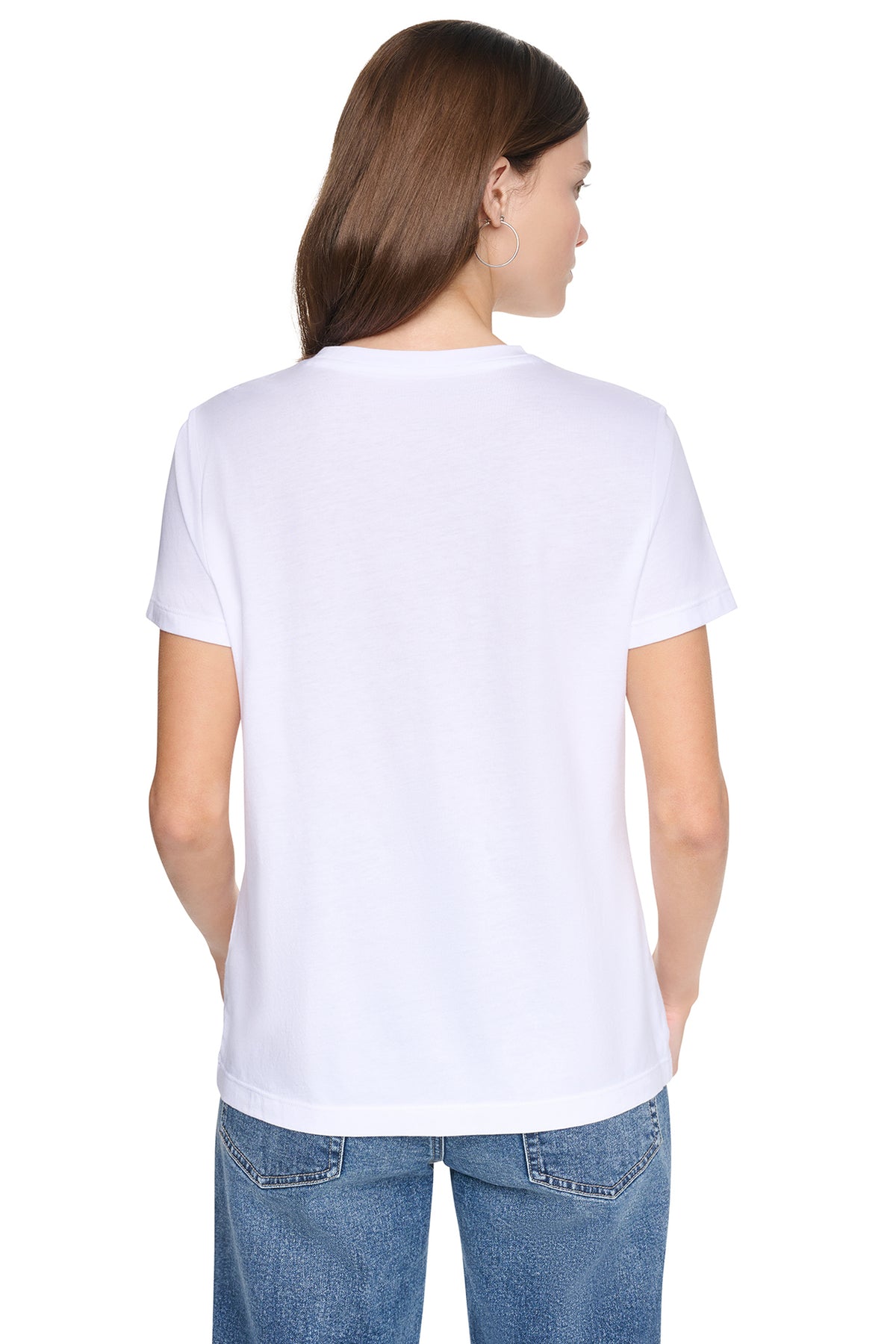 CRYSTAL DISTRESSED LOGO TEE VIEW 2