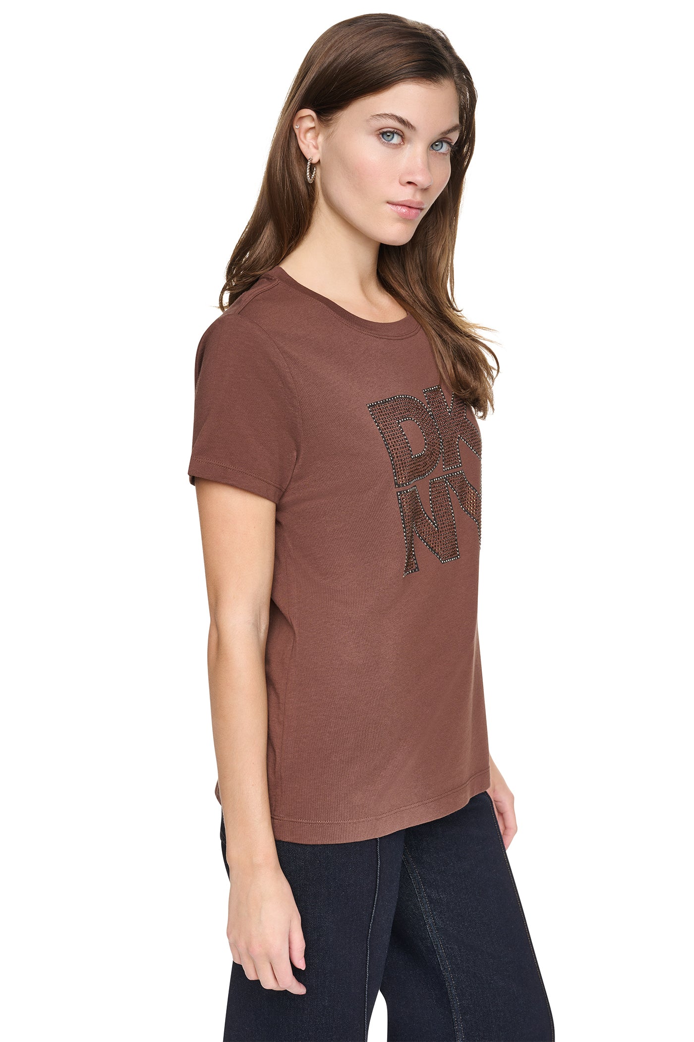 CRYSTAL DISTRESSED LOGO TEE VIEW 4